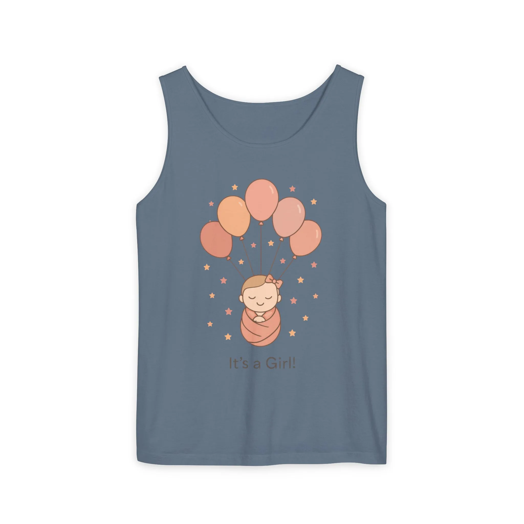 It's a Girl! Baby Shower Tank Top, Baby Girl Pregnancy Announcement Shirt, Gender Reveal Mom To Be Gift, Expecting Baby Shower Top - Image 9