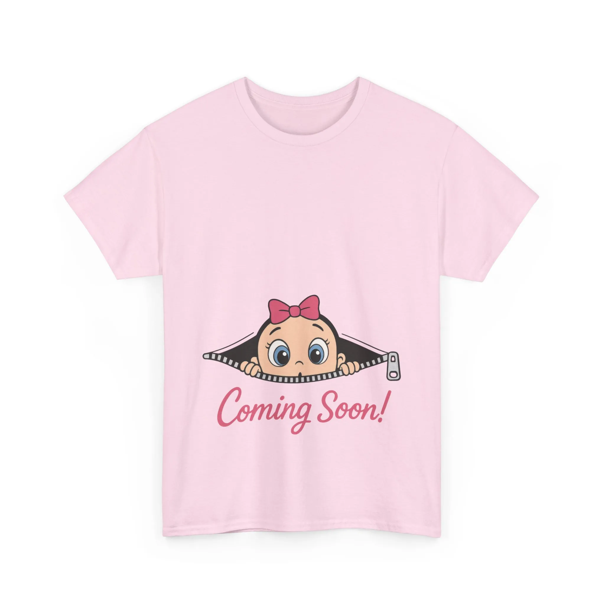 Coming Soon Maternity T-Shirt, Cute Baby Girl Pregnancy Announcement Shirt, Expecting Mom Gift, Gender Reveal Tee, Baby Shower Gift - Image 25