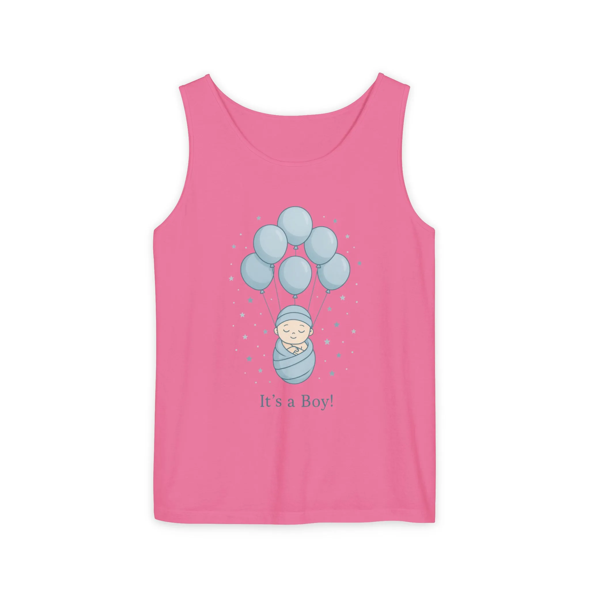 Its a Boy Maternity Tank Top, Baby Boy Pregnancy Announcement Tank, Gender Reveal Mom To Be Gift, Expecting Baby Shower Top - Image 17