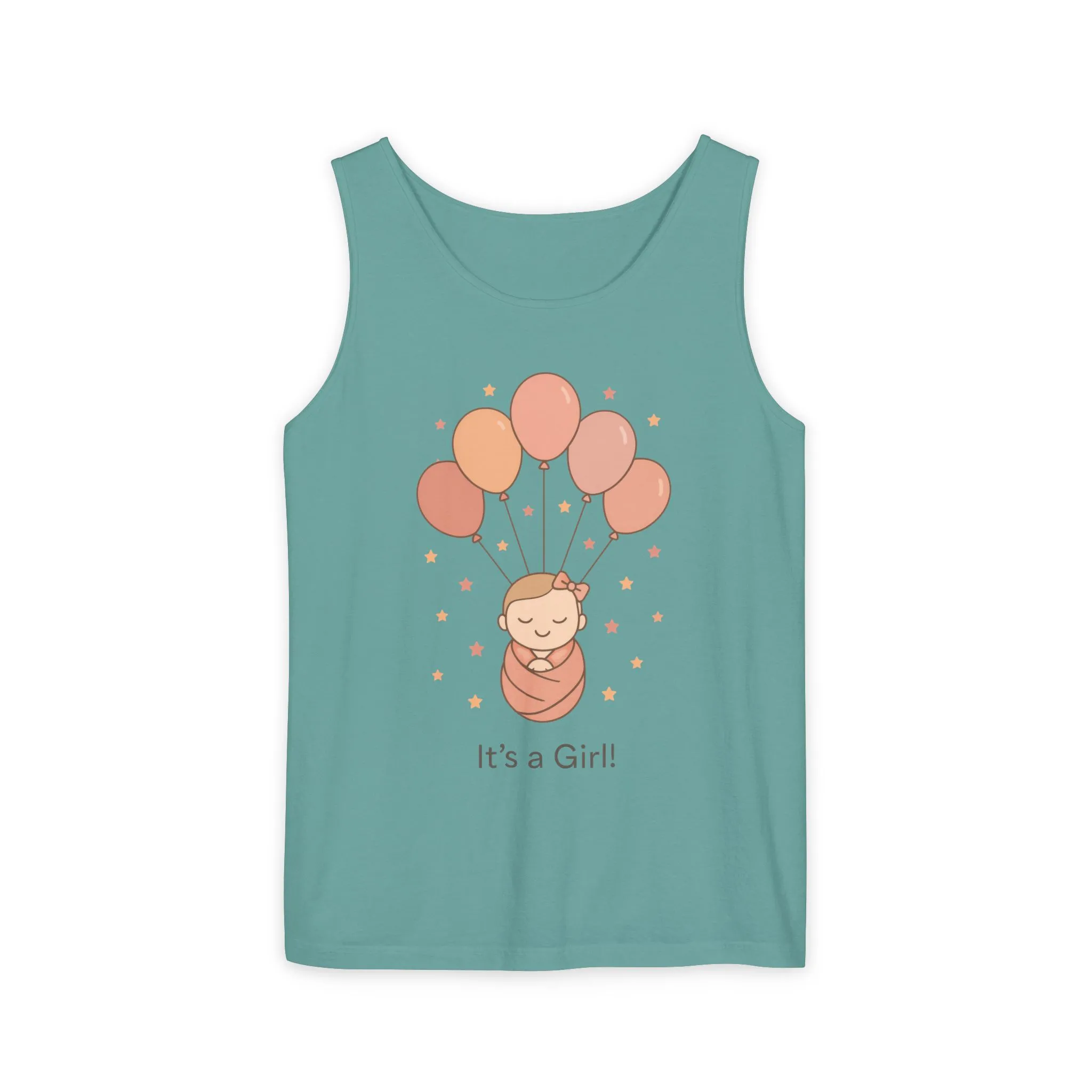 It's a Girl! Baby Shower Tank Top, Baby Girl Pregnancy Announcement Shirt, Gender Reveal Mom To Be Gift, Expecting Baby Shower Top - Image 27