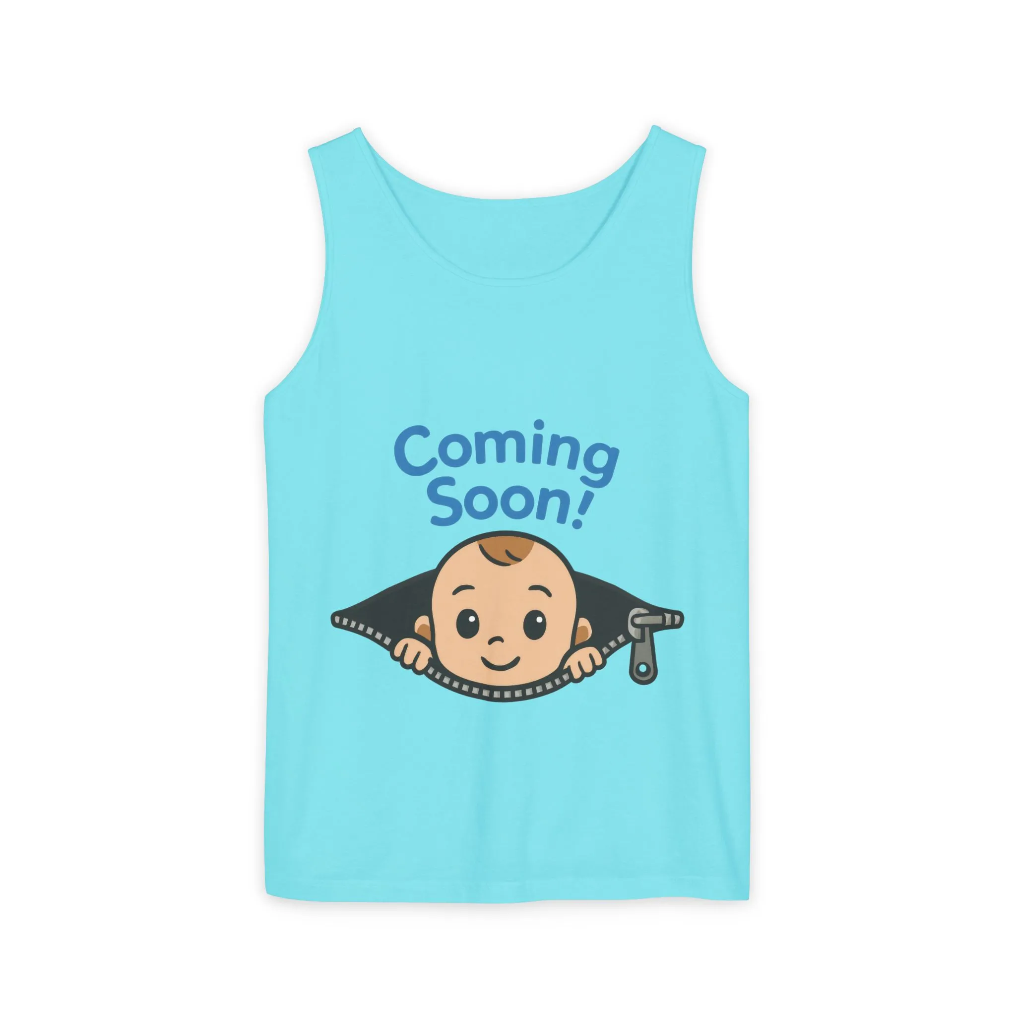 Coming Soon Maternity Tank Top, Cute Baby Boy Pregnancy Announcement Tee, Funny Expecting Mom Gift, Gender Reveal Tee, Baby Shower Top - Image 19