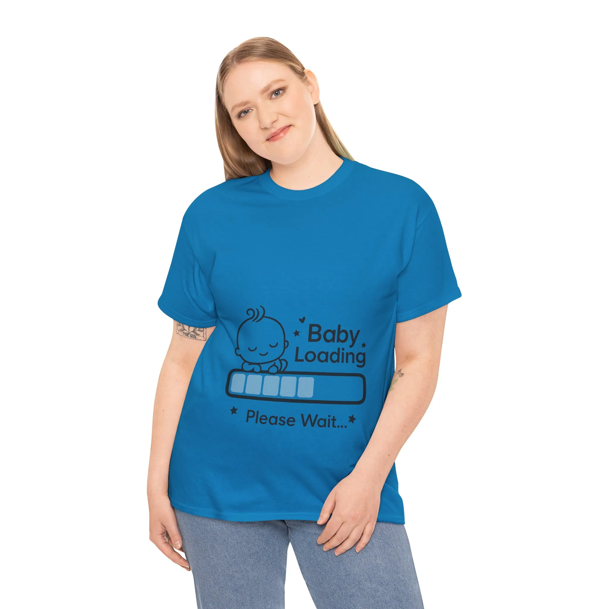 Baby Loading Maternity T-Shirt, Funny Pregnancy Announcement Tee, Mom To Be Gift, Expecting Baby Tee, Pregnancy Reveal Top, Baby Shower Gift - Image 21