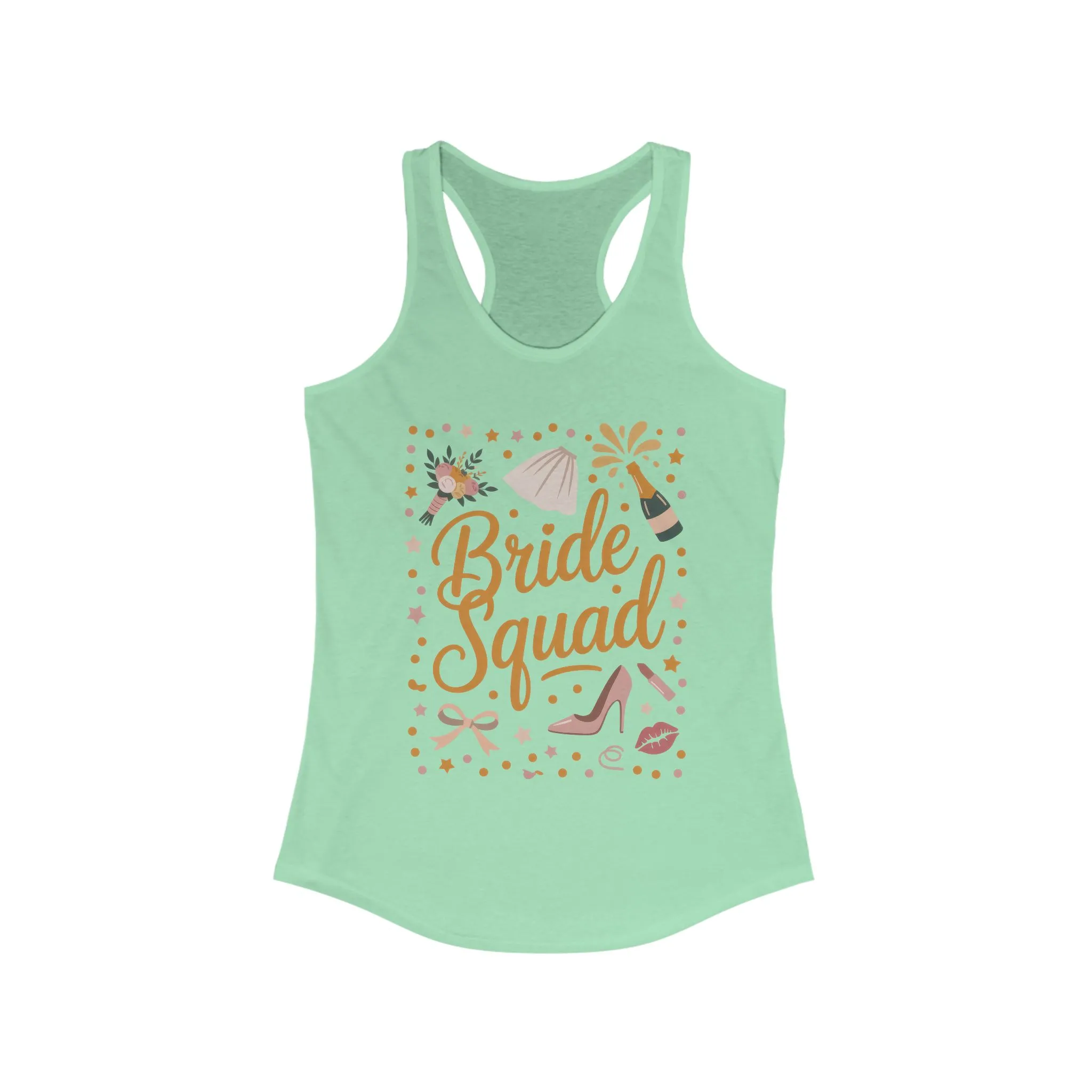 Bride Squad Tank Top, Bachelorette Party T-Shirt, Bridesmaid Wedding Tee, Hen Party Matching Shirts, Bridal Shower, Gift for Bridesmaids - Image 9