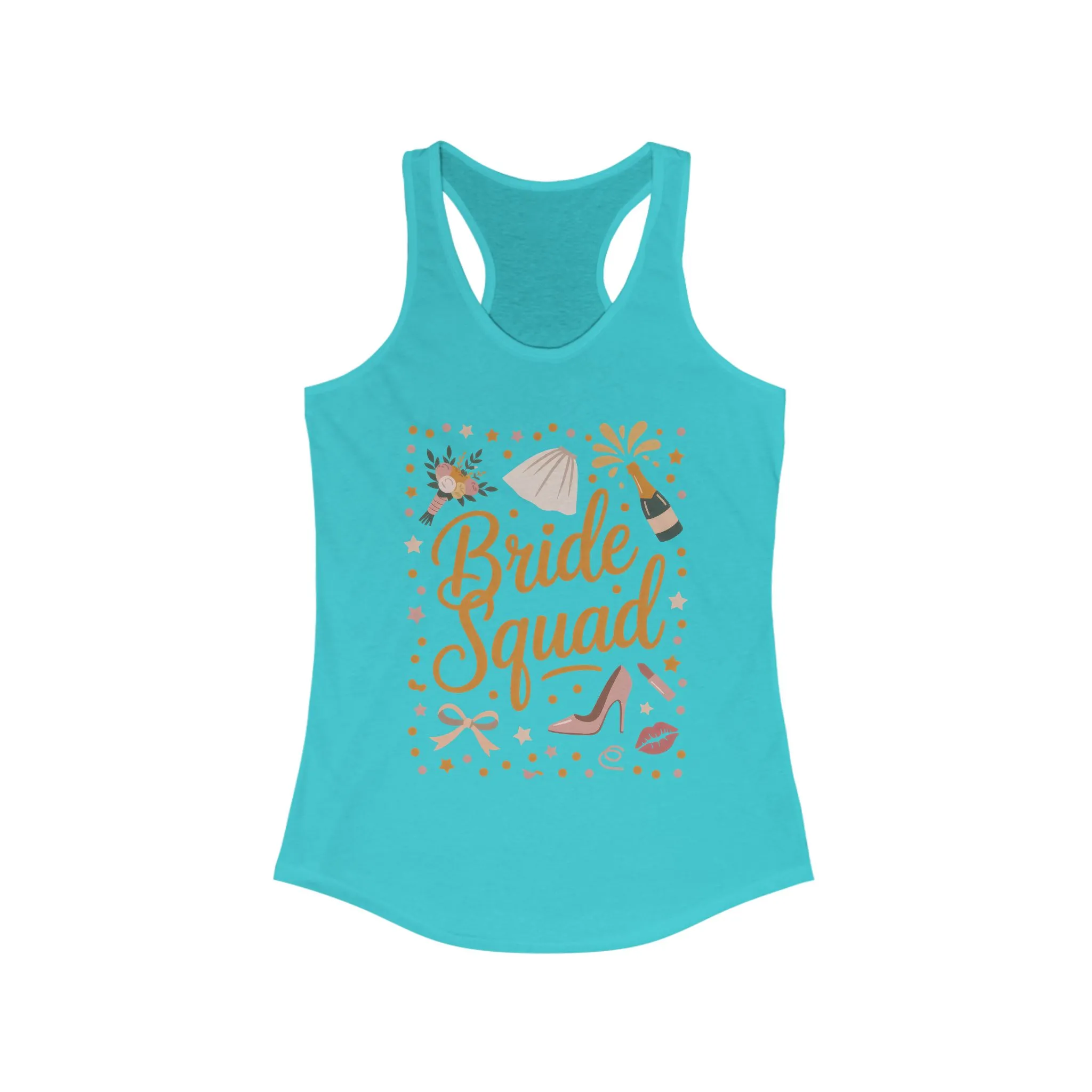 Bride Squad Tank Top, Bachelorette Party T-Shirt, Bridesmaid Wedding Tee, Hen Party Matching Shirts, Bridal Shower, Gift for Bridesmaids - Image 11