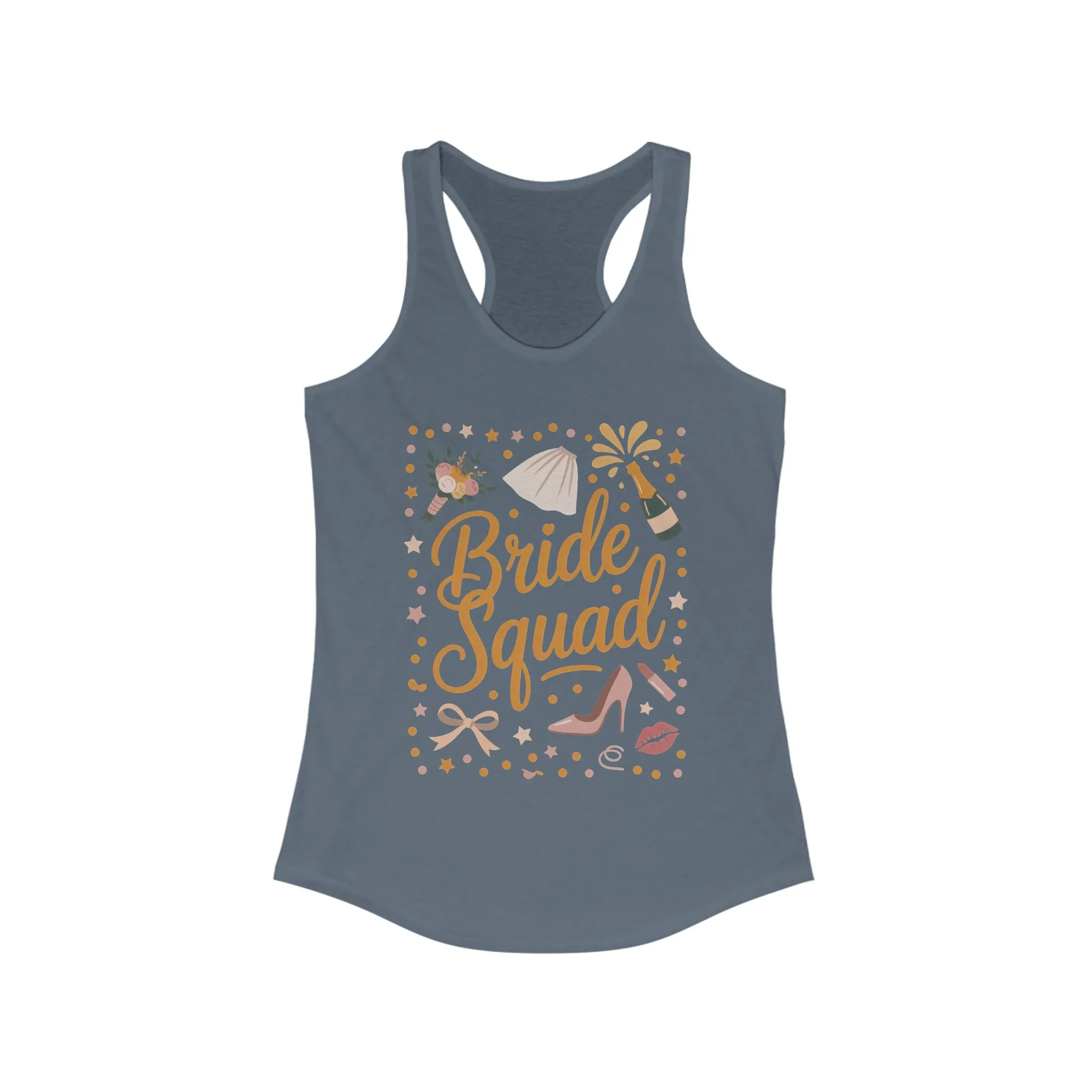 Bride Squad Tank Top, Bachelorette Party T-Shirt, Bridesmaid Wedding Tee, Hen Party Matching Shirts, Bridal Shower, Gift for Bridesmaids - Image 13