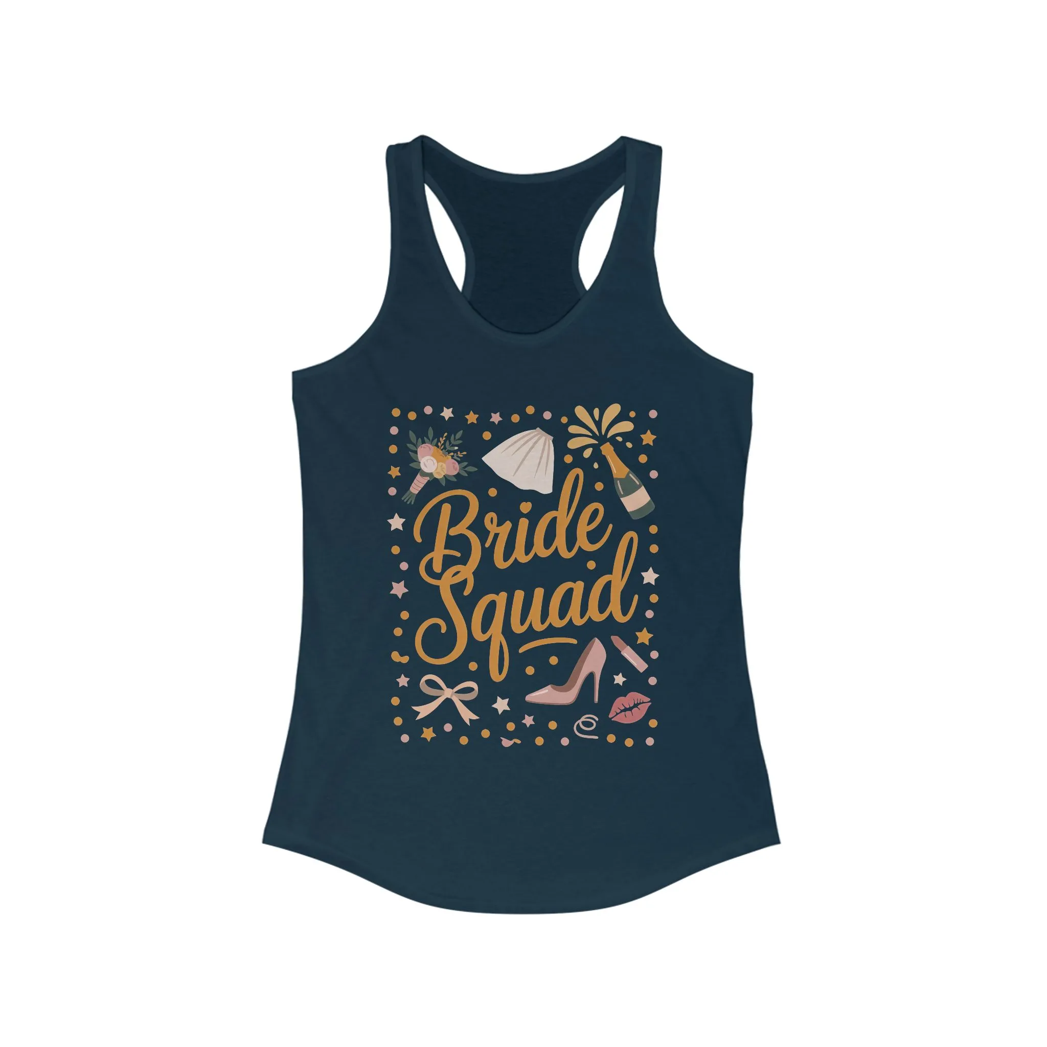 Bride Squad Tank Top, Bachelorette Party T-Shirt, Bridesmaid Wedding Tee, Hen Party Matching Shirts, Bridal Shower, Gift for Bridesmaids - Image 15
