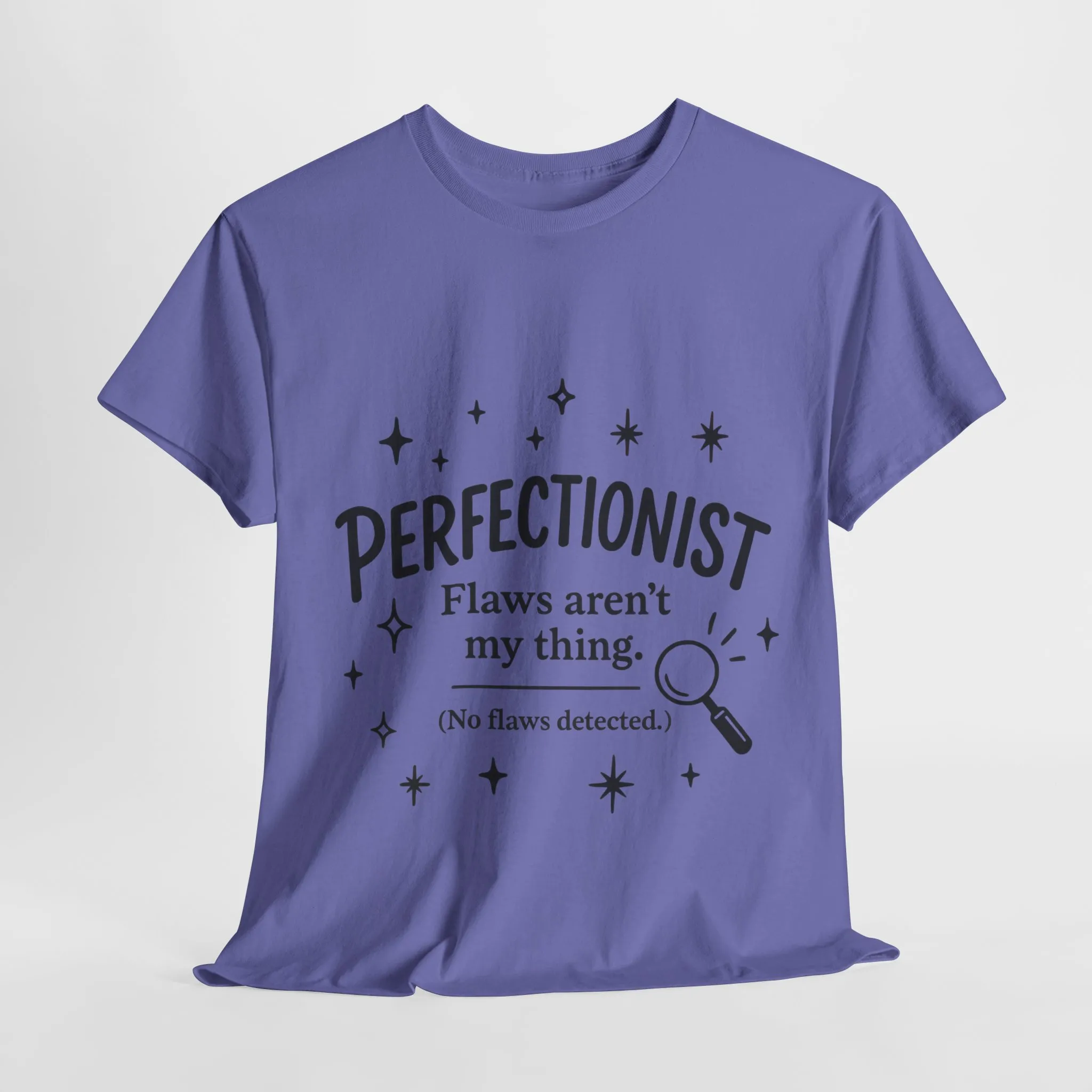 Funny Perfectionist T-Shirt for Women, No Flaws Detected Graphic Tee, Minimalist Humor Shirt, Gift for OCD, Flawless Queen - Image 25