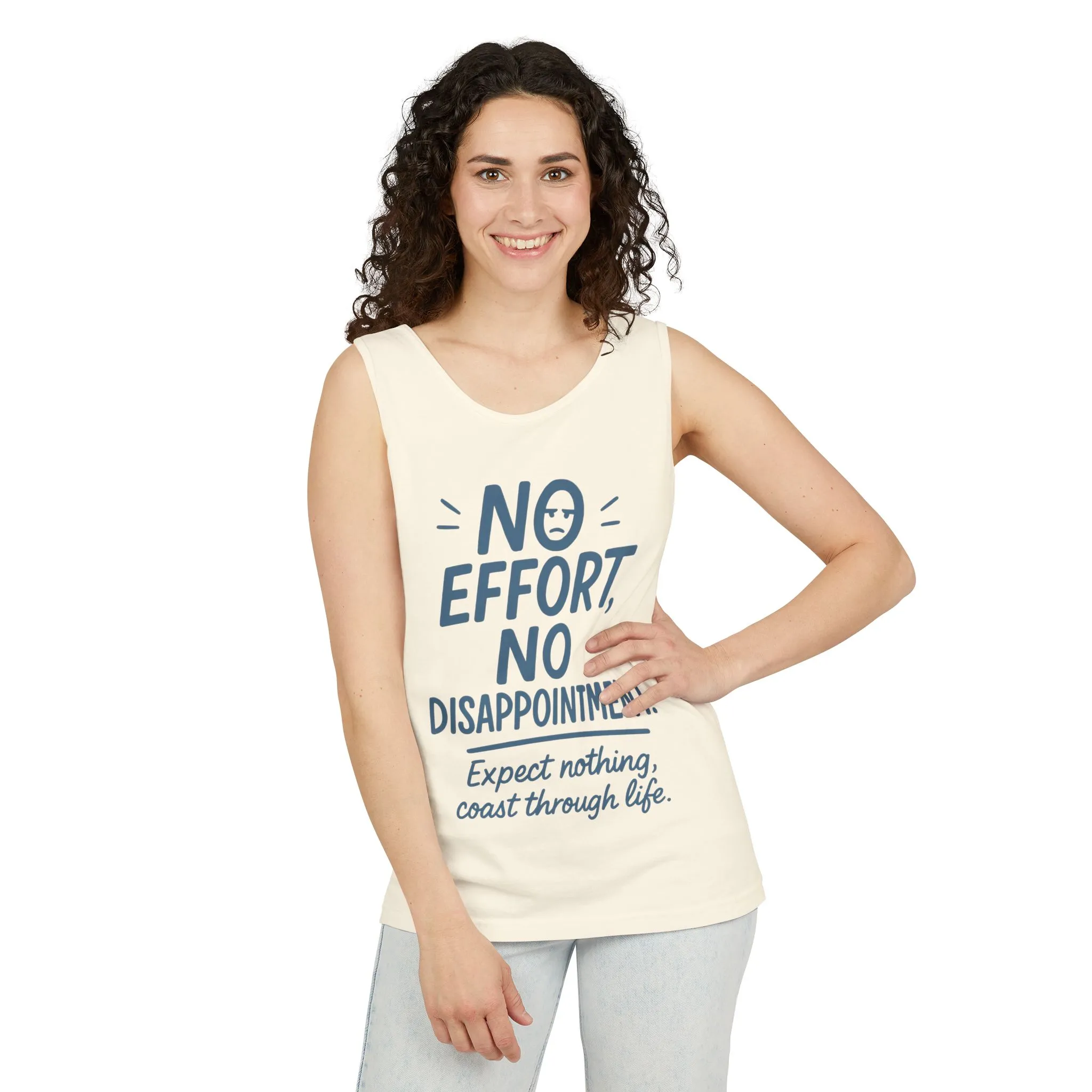 No Effort Womens Tank Top, Funny Lazy Life Quote, Workout Humor Sleeveless Shirt, Casual Gym Top, Gift for Her, Perfect for Lazy Days - Image 6