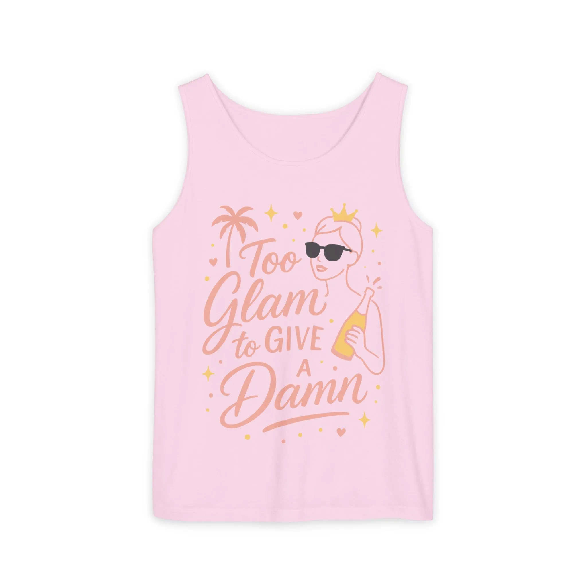 Too Glam to Give a Damn Bridal Party Tank Top, Bachelorette Party Tee, Bridesmaid Wedding Tee, Hen Party Top, Bridal Shower,Bridesmaids Gift - Image 15