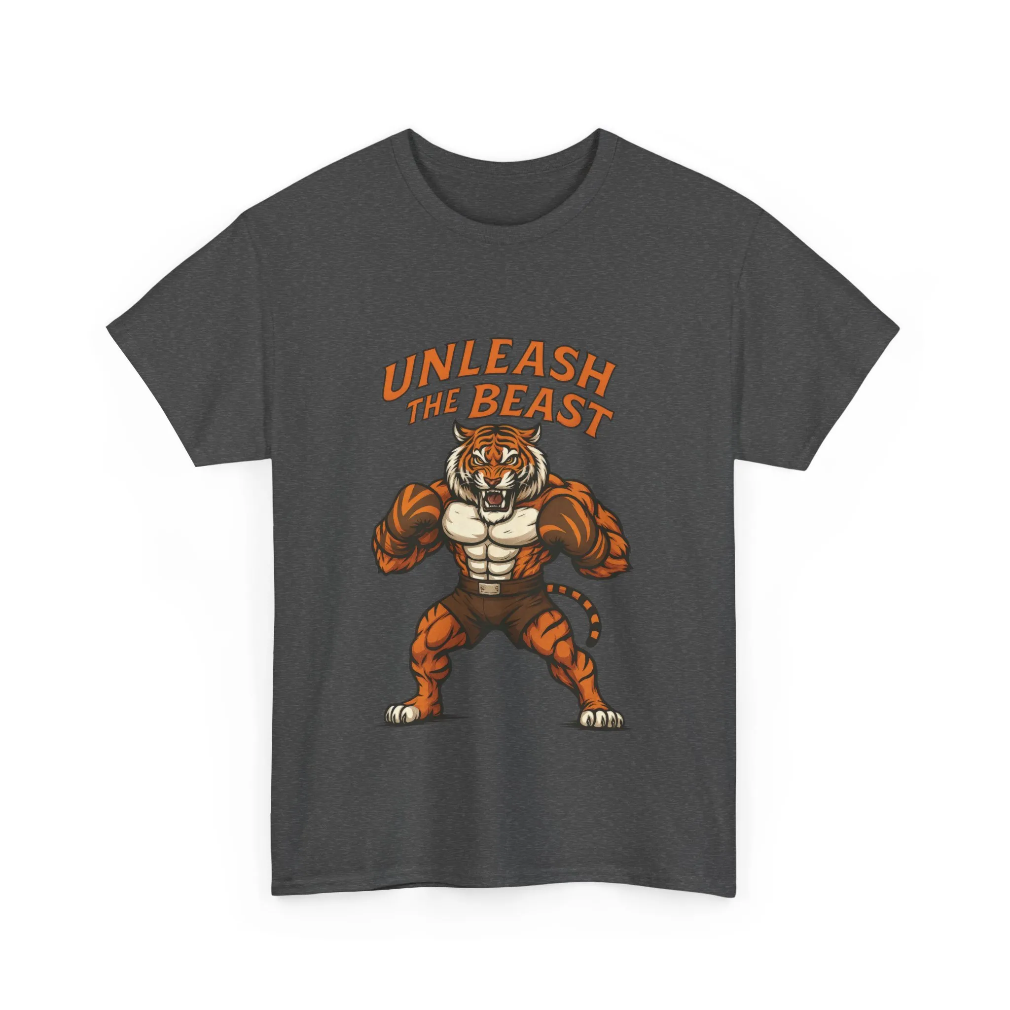 Unleash The Beast Tiger Gym Shirt, Mens Workout T-Shirt, Bodybuilding Motivation Tee, Fitness Muscle Tiger Graphic, Strong Beast Gym Top - Image 16