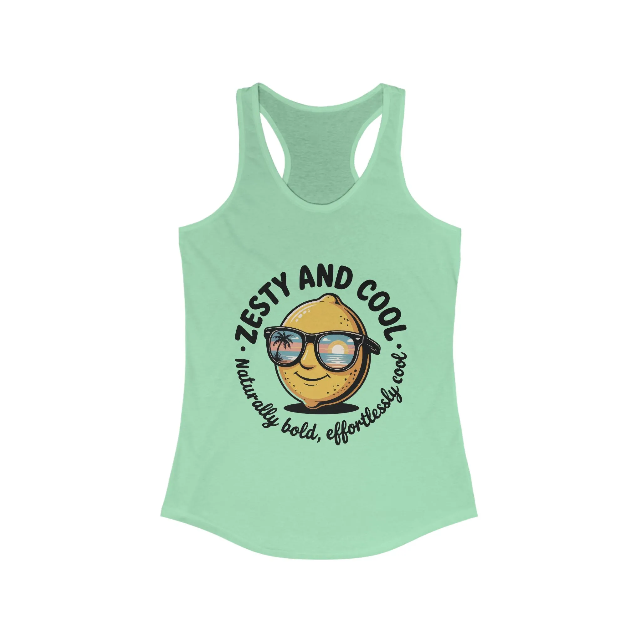 Zesty Lemon Tank Top, Womens Heavy Cotton Tank, Funny Graphic Tee, Summer Apparel, Gift for Lemon Lovers, Beachwear, Funny Summer Tee - Image 7