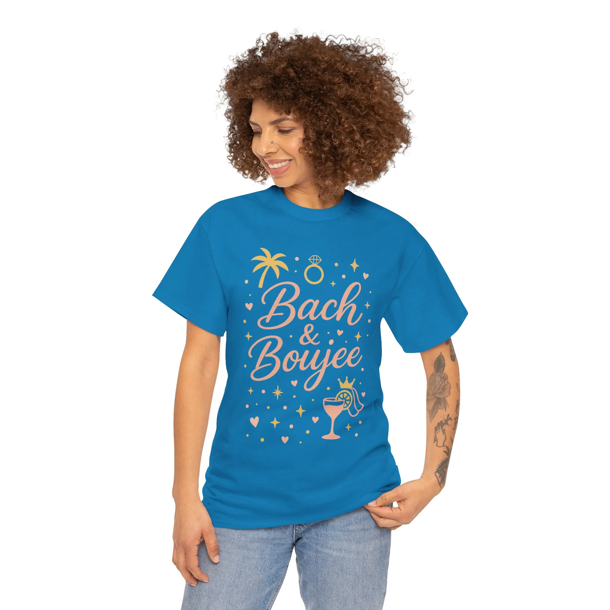 Bach & Boujee Bridal Party Shirt, Bachelorette Party Tee, Bridesmaid Wedding Tee, Hen Party Top, Bridal Shower, Bridesmaids Gift - Image 29