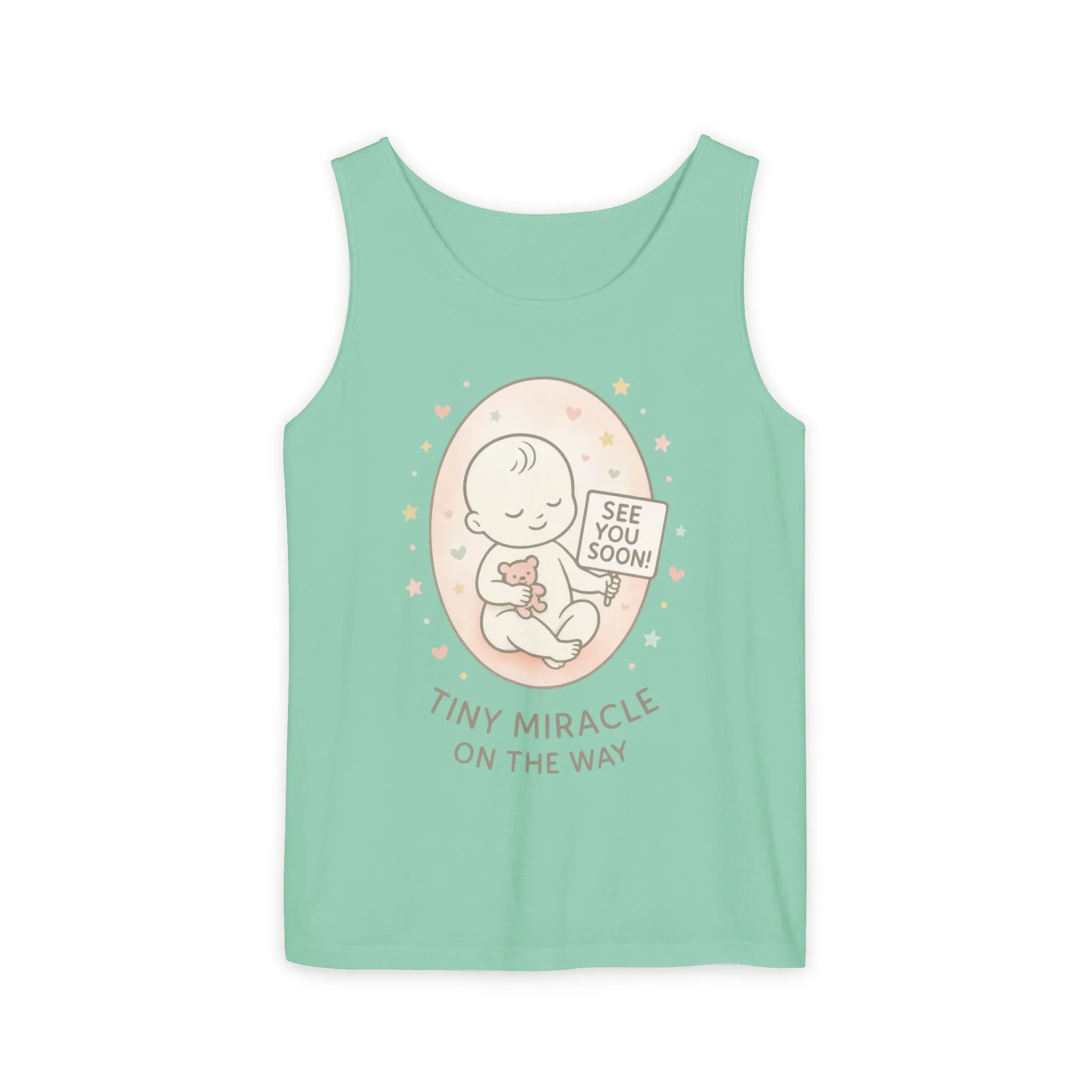 Coming Soon Maternity Tank Top, Cute Baby Pregnancy Announcement Shirt, Expecting Mom Gift, Gender Reveal Tee, Baby Shower Gift - Image 9