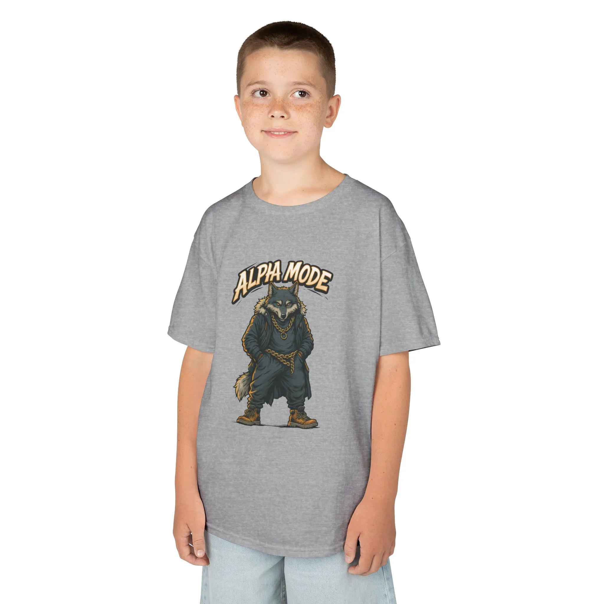 Alpha Mode Teen Wolf Shirt, Cool Youth Graphic Tee, Hip Hop Savage Wolf Tee, Graphic Kids Tee, Alpha Teen Streetwear, Wolf Gift for Teens - Image 12