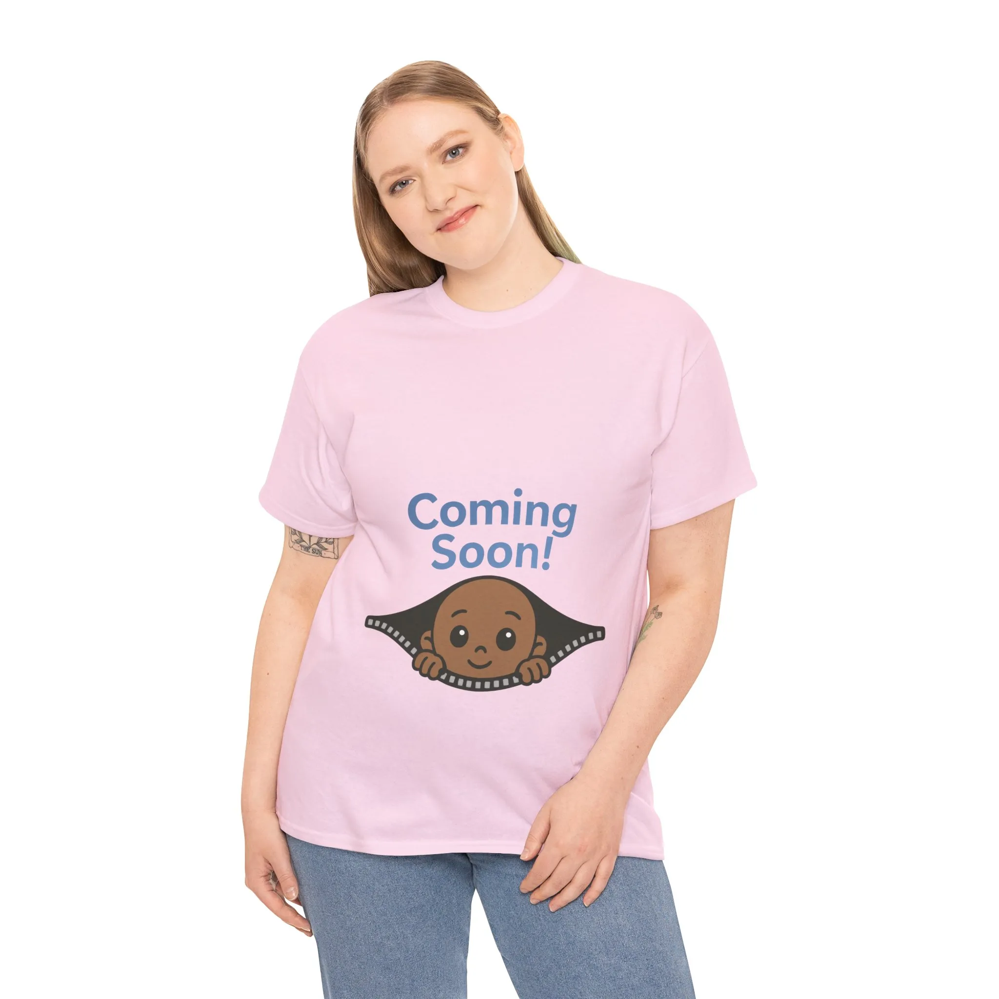 Coming Soon Maternity Tee, Cute Baby Boy Pregnancy Announcement Tee, Funny Expecting Mom Gift, Gender Reveal Tee, Baby Shower Top - Image 30