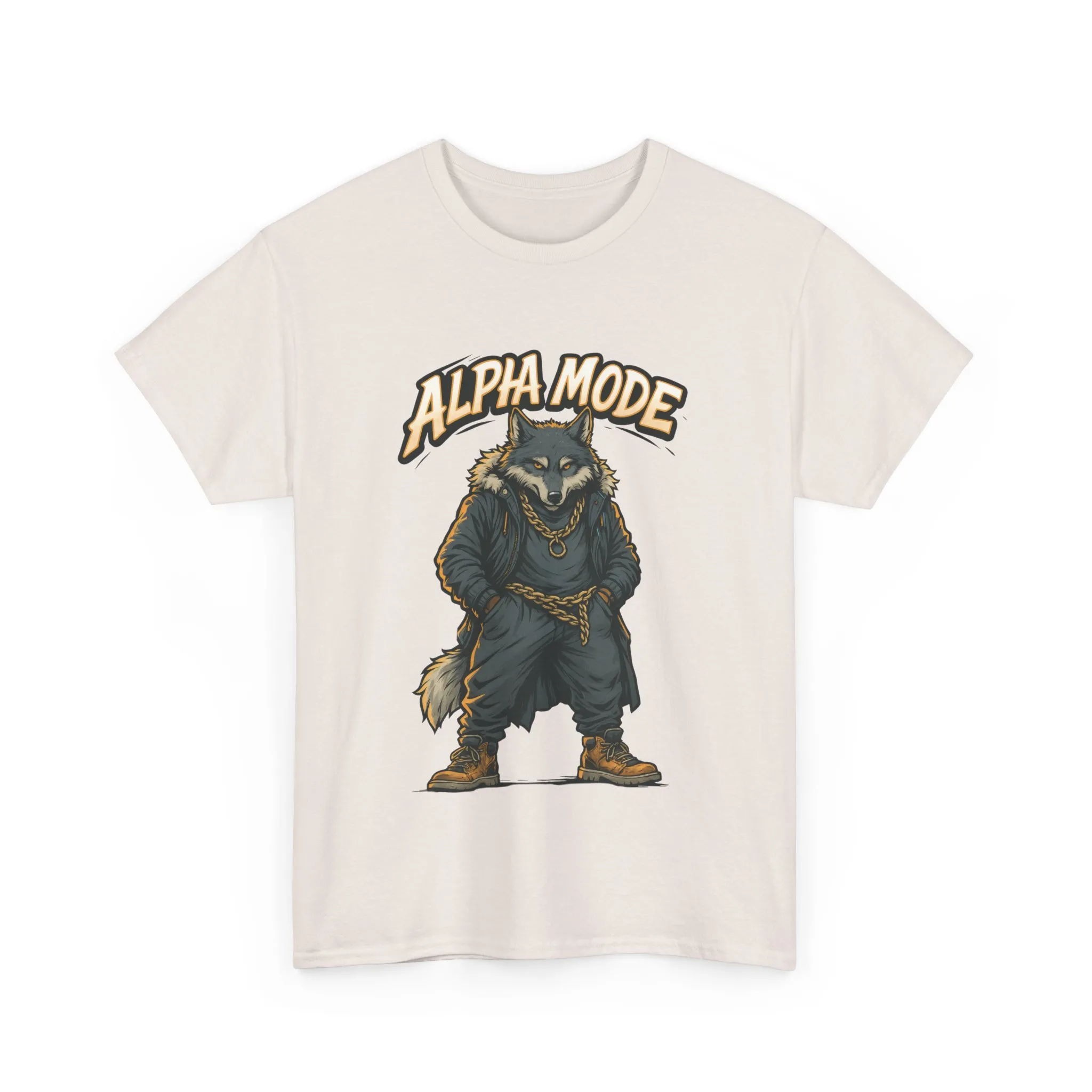 Alpha Mode Wolf Shirt, Mens Streetwear Graphic Tee, Hip Hop Wolf T-Shirt, Alpha Male Power Shirt, Cool Urban Wolf Gift, Trendy Summer Shirt - Image 10