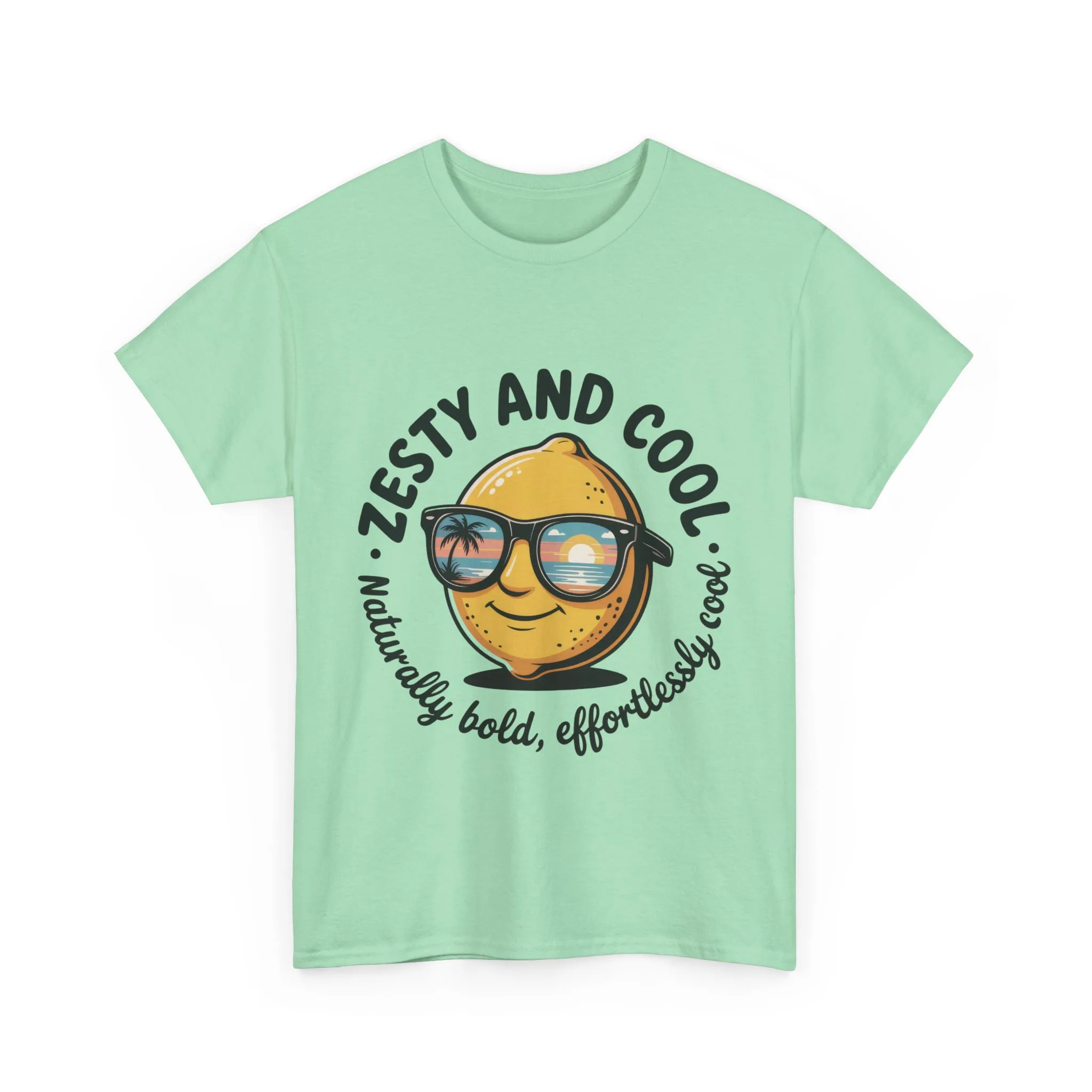 Zesty Lemon Tee, Womens Heavy Cotton T-Shirt, Funny Graphic Tee, Summer Apparel, Gift for Lemon Lovers, Casual Style, Funny Summer Tee - Image 34