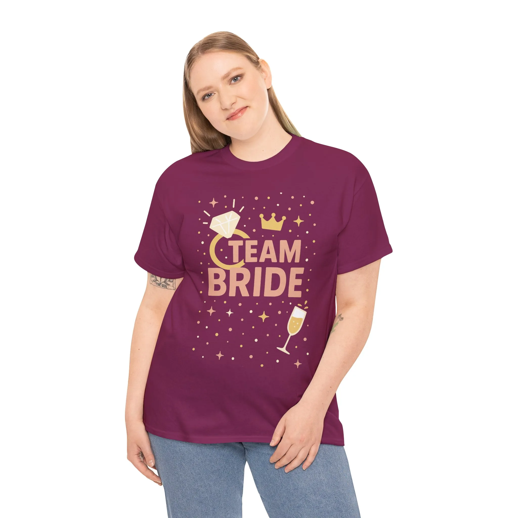Team Bride T-Shirt, Bachelorette Party Tee, Bridesmaid Wedding Tee, Hen Party Matching Shirts, Bridal Shower, Bridesmaids Gift - Image 27