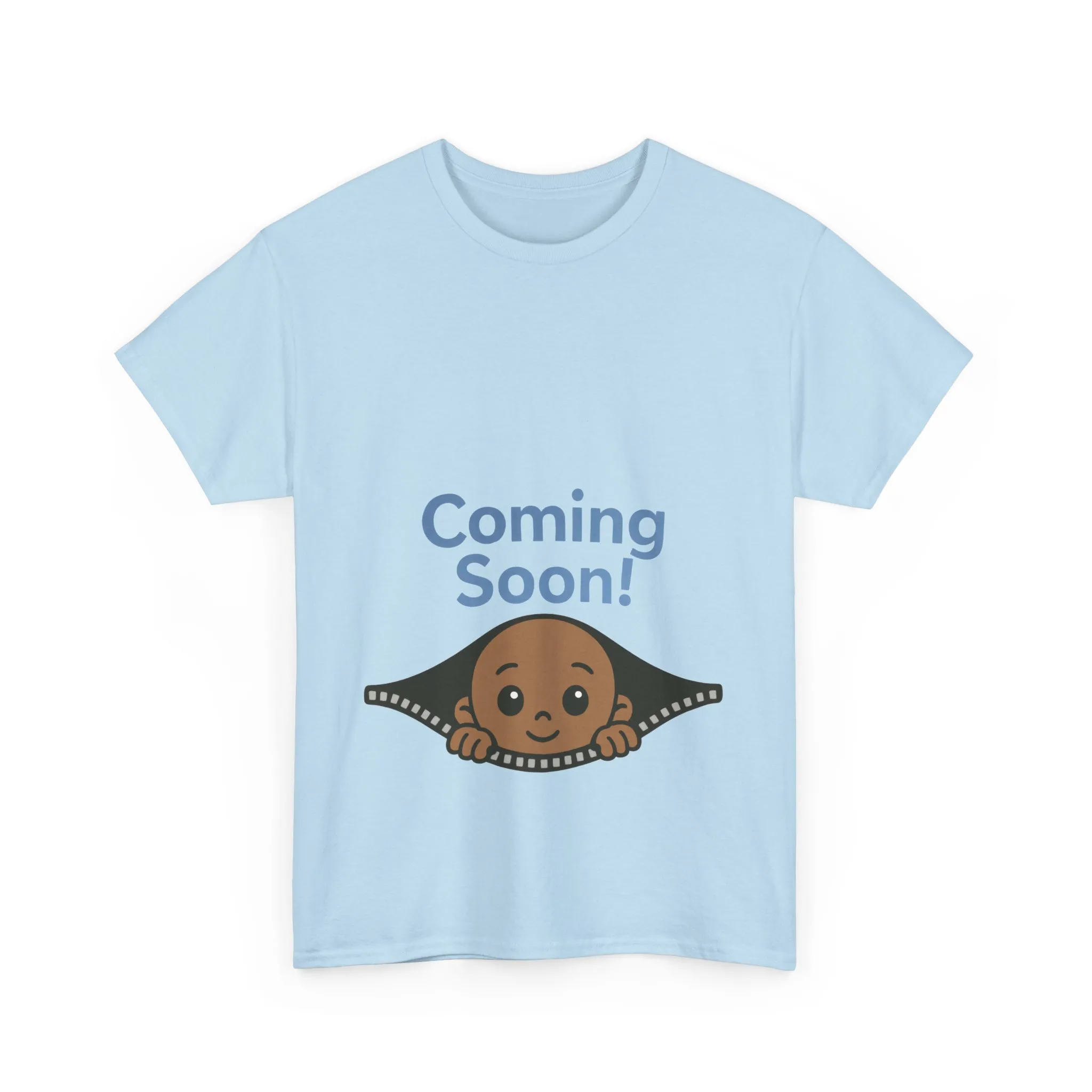 Coming Soon Maternity Tee, Cute Baby Boy Pregnancy Announcement Tee, Funny Expecting Mom Gift, Gender Reveal Tee, Baby Shower Top - Image 2
