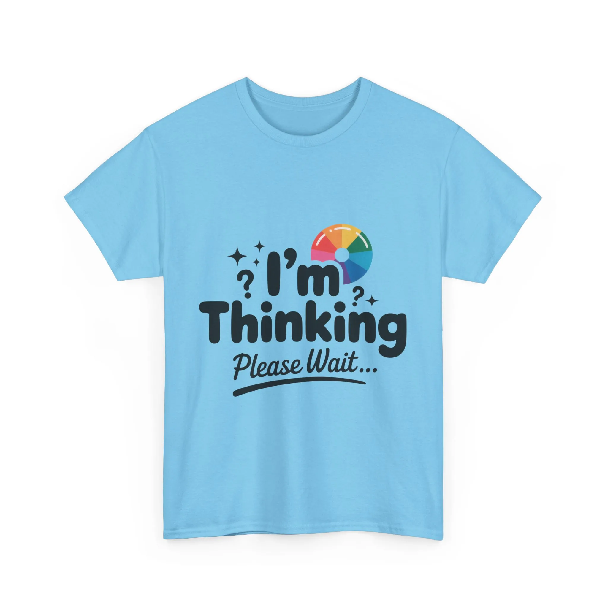 Funny - Im Thinking Please Wait - Mens T-Shirt, Cute Geeky Gift for Introverts, Programmers, Designers, Fun Humor Shirt, Gift for Adults - Image 22