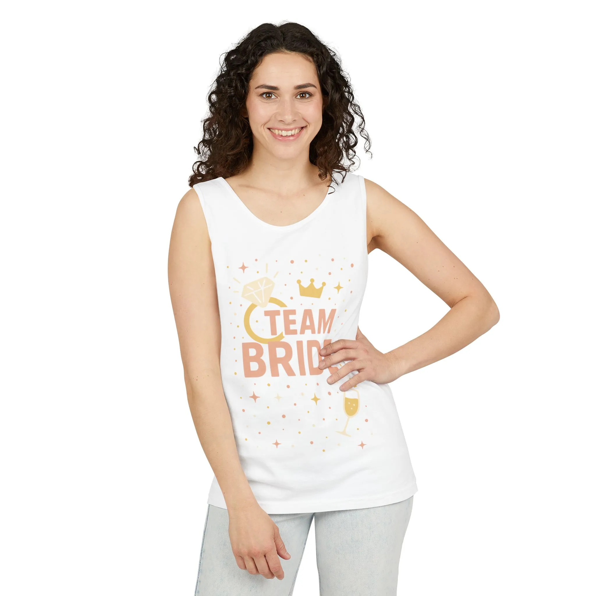 Team Bride Tank Top, Bachelorette Party Tee, Bridesmaid Wedding Tee, Hen Party Shirts, Bridal Shower, Bridesmaids Gift - Image 4