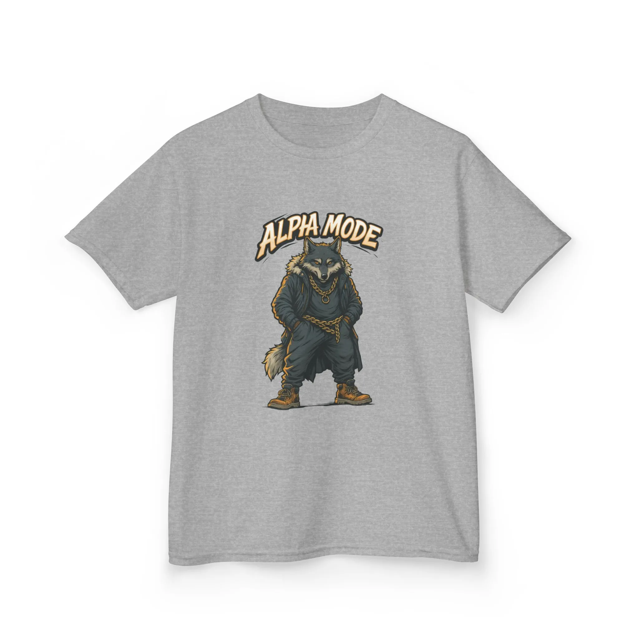 Alpha Mode Teen Wolf Shirt, Cool Youth Graphic Tee, Hip Hop Savage Wolf Tee, Graphic Kids Tee, Alpha Teen Streetwear, Wolf Gift for Teens - Image 10