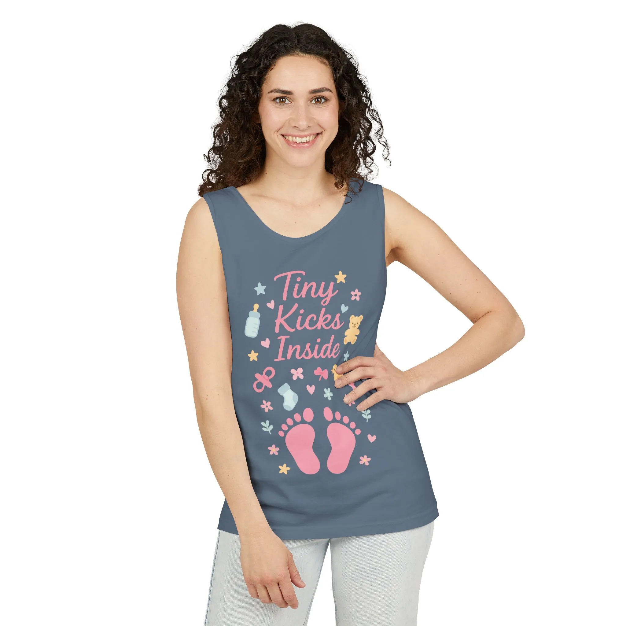 Maternity Tank Top Pregnancy Announcement Shirt, Cute Mom To Be Gift, Expecting Baby Gift, Pregnancy Reveal Top, Baby Shower Shirt - Image 10