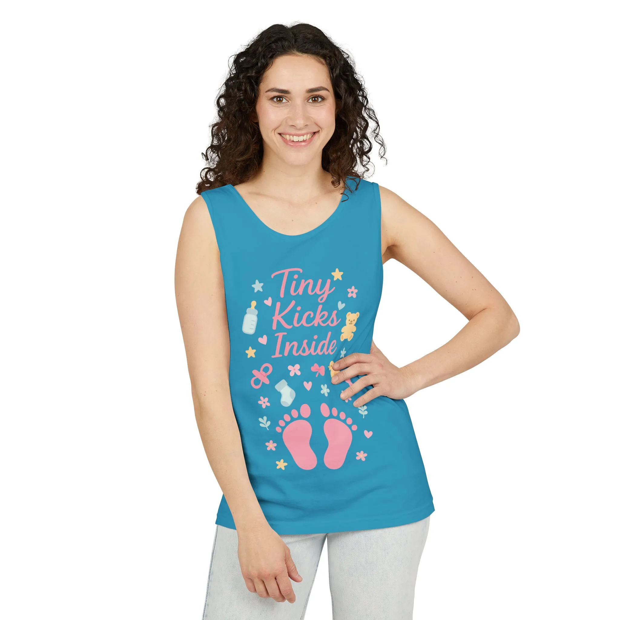 Maternity Tank Top Pregnancy Announcement Shirt, Cute Mom To Be Gift, Expecting Baby Gift, Pregnancy Reveal Top, Baby Shower Shirt - Image 8