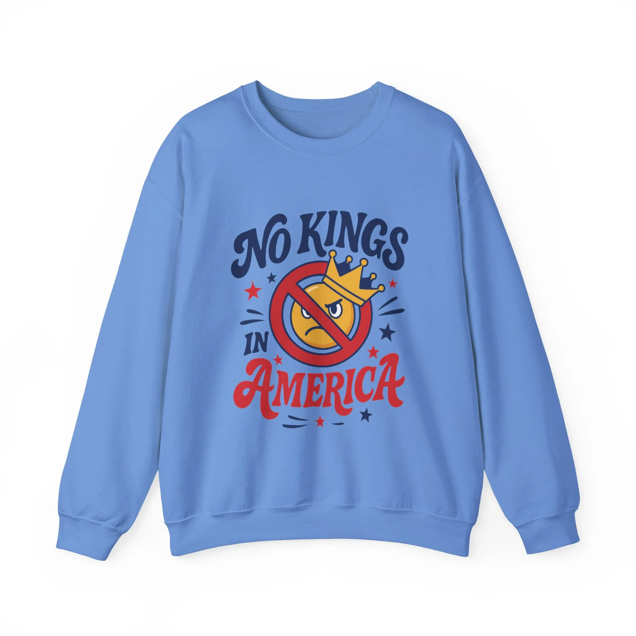 No Kings in America Sweatshirt - Funny Patriotic Anti Monarchy Pullover - USA Independence Sweater, Political Apparel, Gift for Activists - Image 16
