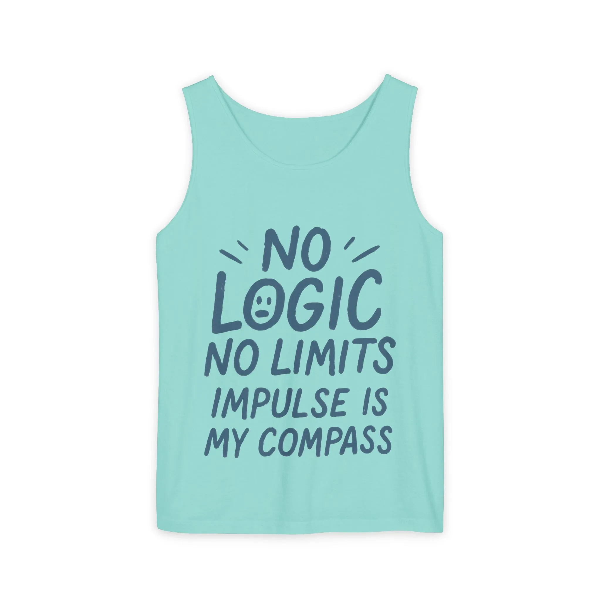 Funny No Logic Womens Tank Top, No Limits Impulse Quote, Carefree Graphic Tee, Gym Apparel for Women, Fitness Gift, Casual Summer Top - Image 25