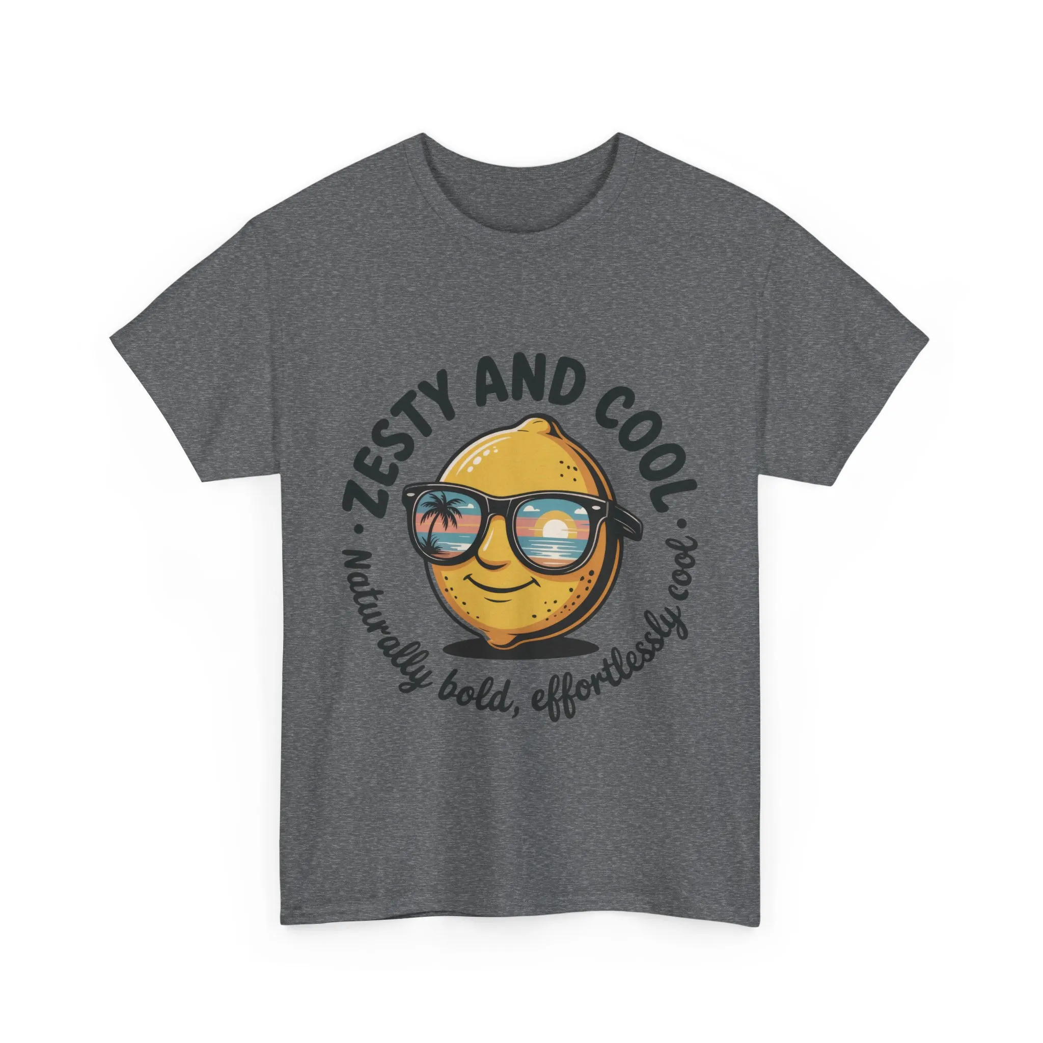 Zesty and Cool Mens Tee, Stylish Casual Shirt, Summer Outing Apparel, Fun Gift for Friends, Lemon Graphic T-Shirt, Birthday Present Idea - Image 16