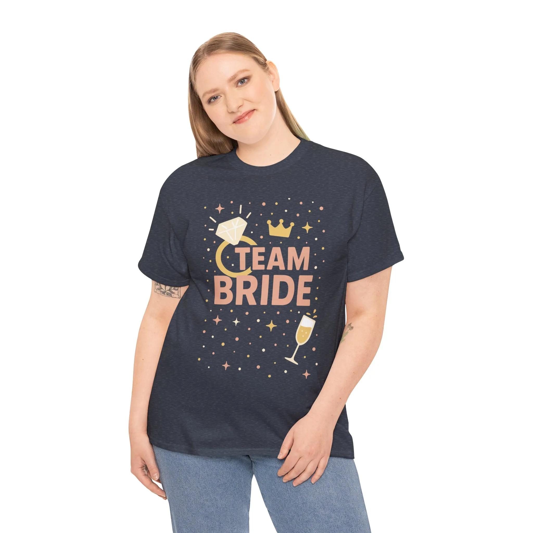 Team Bride T-Shirt, Bachelorette Party Tee, Bridesmaid Wedding Tee, Hen Party Matching Shirts, Bridal Shower, Bridesmaids Gift - Image 33