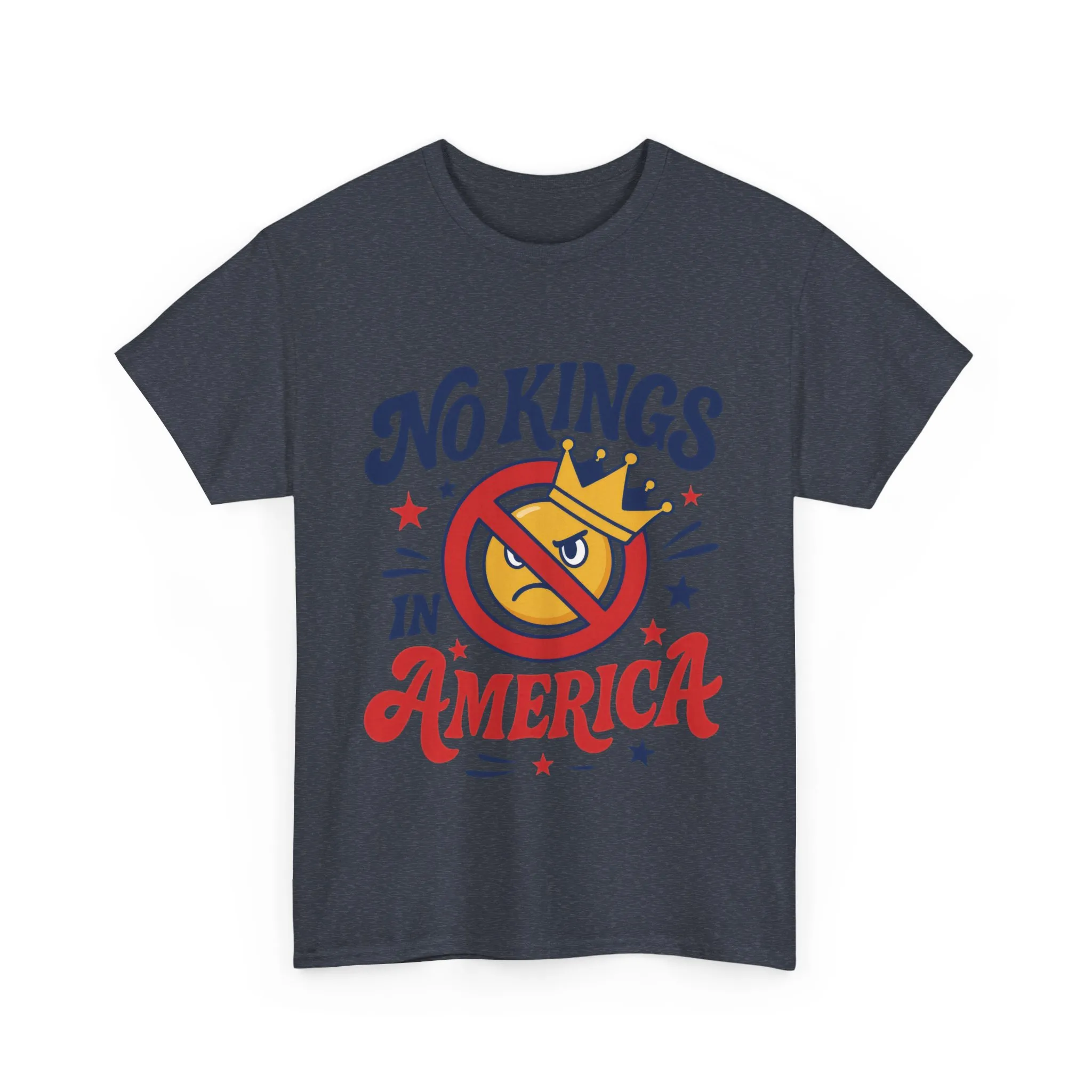No Kings in America Unisex T-Shirt - Funny Patriotic Anti Monarchy Tee - 4th of July USA Shirt, Political Rallies, Statement Wear - Image 22
