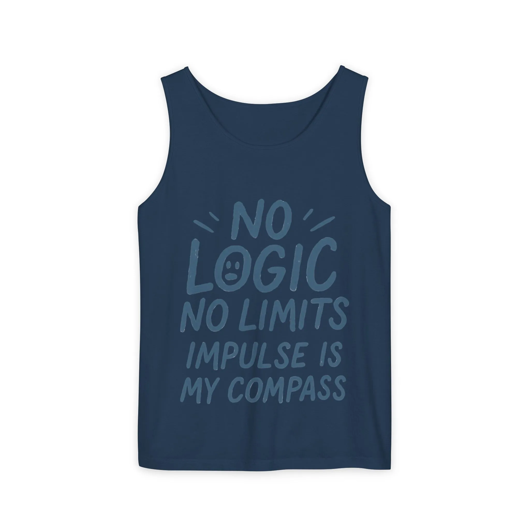 Funny No Logic Womens Tank Top, No Limits Impulse Quote, Carefree Graphic Tee, Gym Apparel for Women, Fitness Gift, Casual Summer Top - Image 13