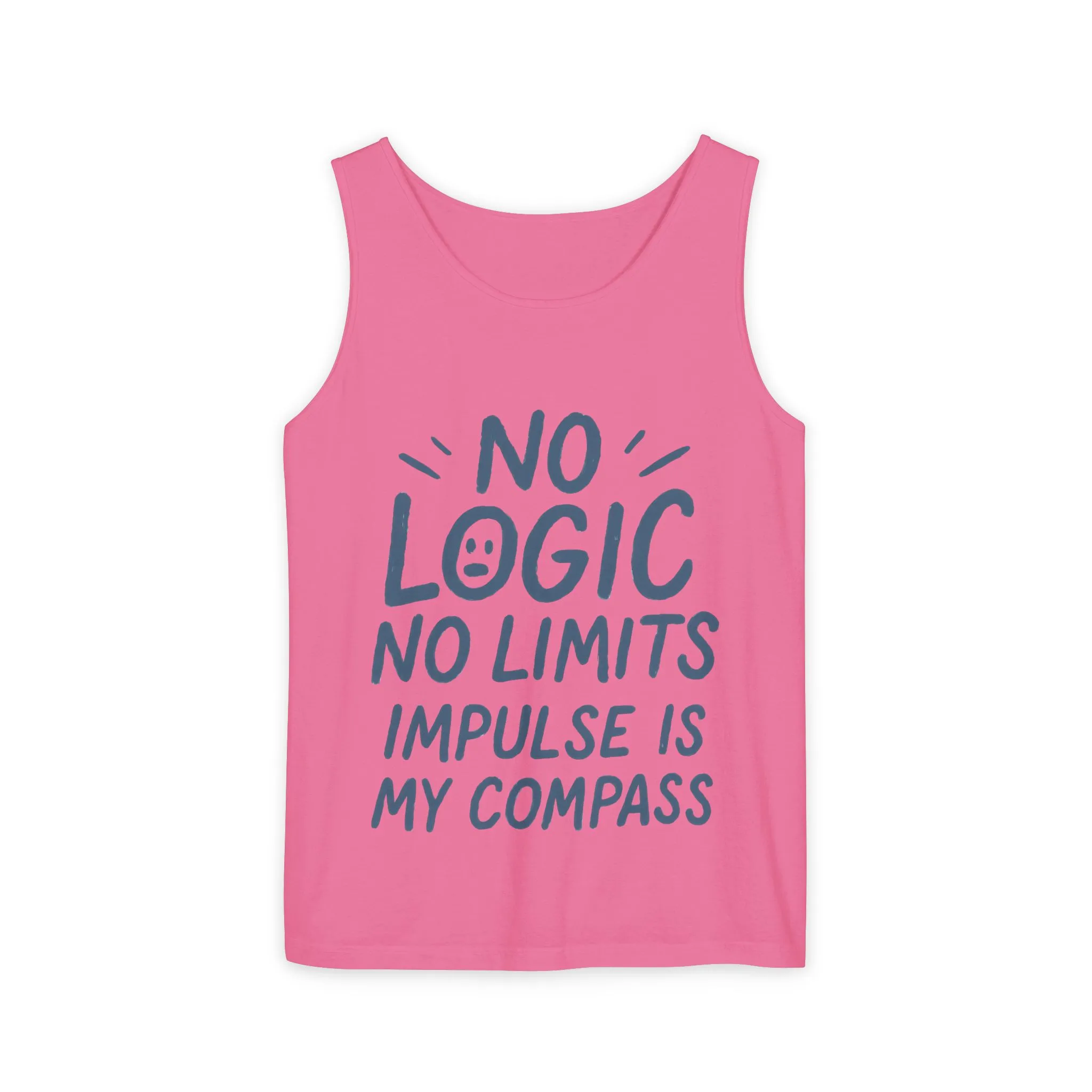 Funny No Logic Womens Tank Top, No Limits Impulse Quote, Carefree Graphic Tee, Gym Apparel for Women, Fitness Gift, Casual Summer Top - Image 21