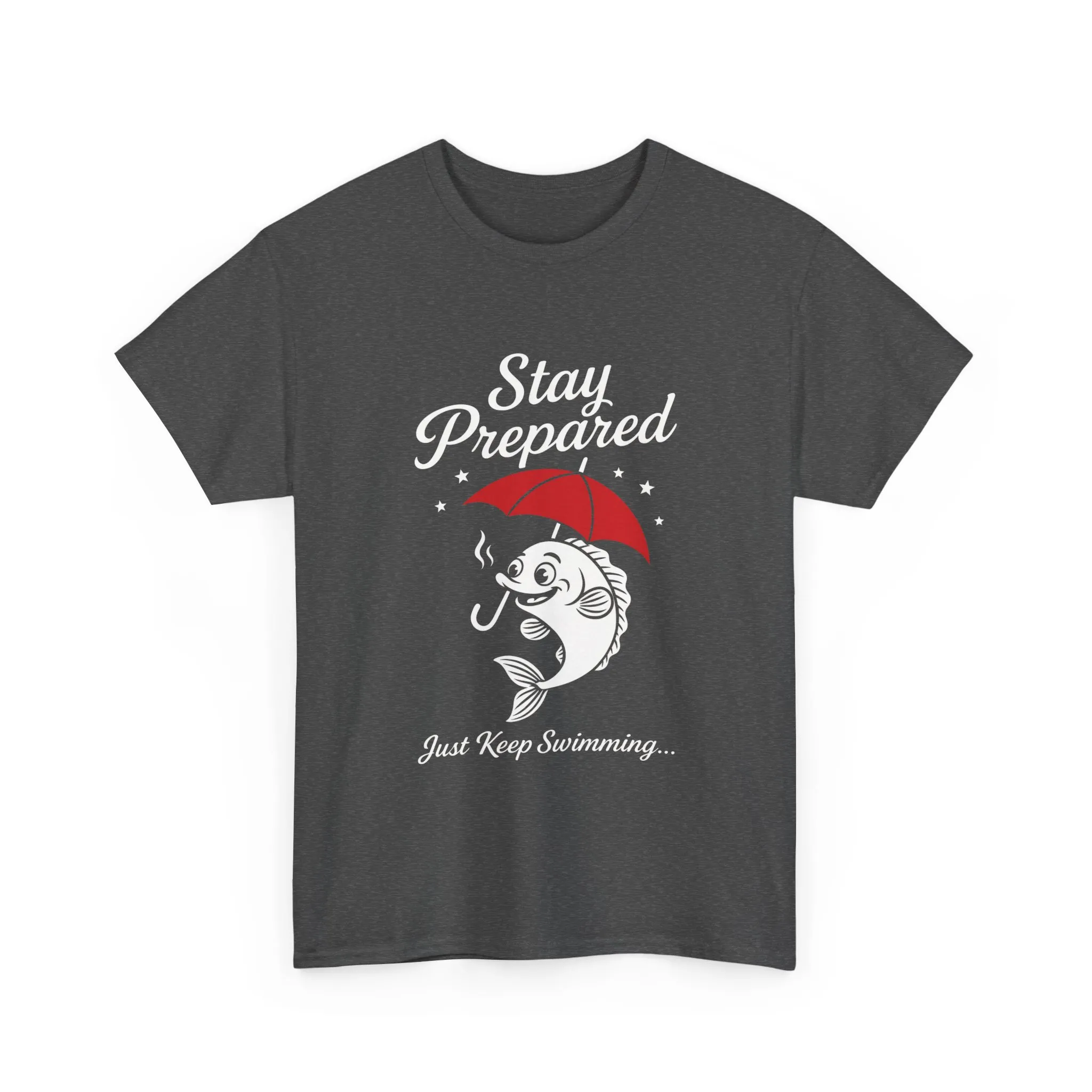 Stay Prepared Fish Shirt for Women - Just Keep Swimming Funny Nautical Tee - Positive Fishing Gift, Outdoor Adventure Apparel - Image 7