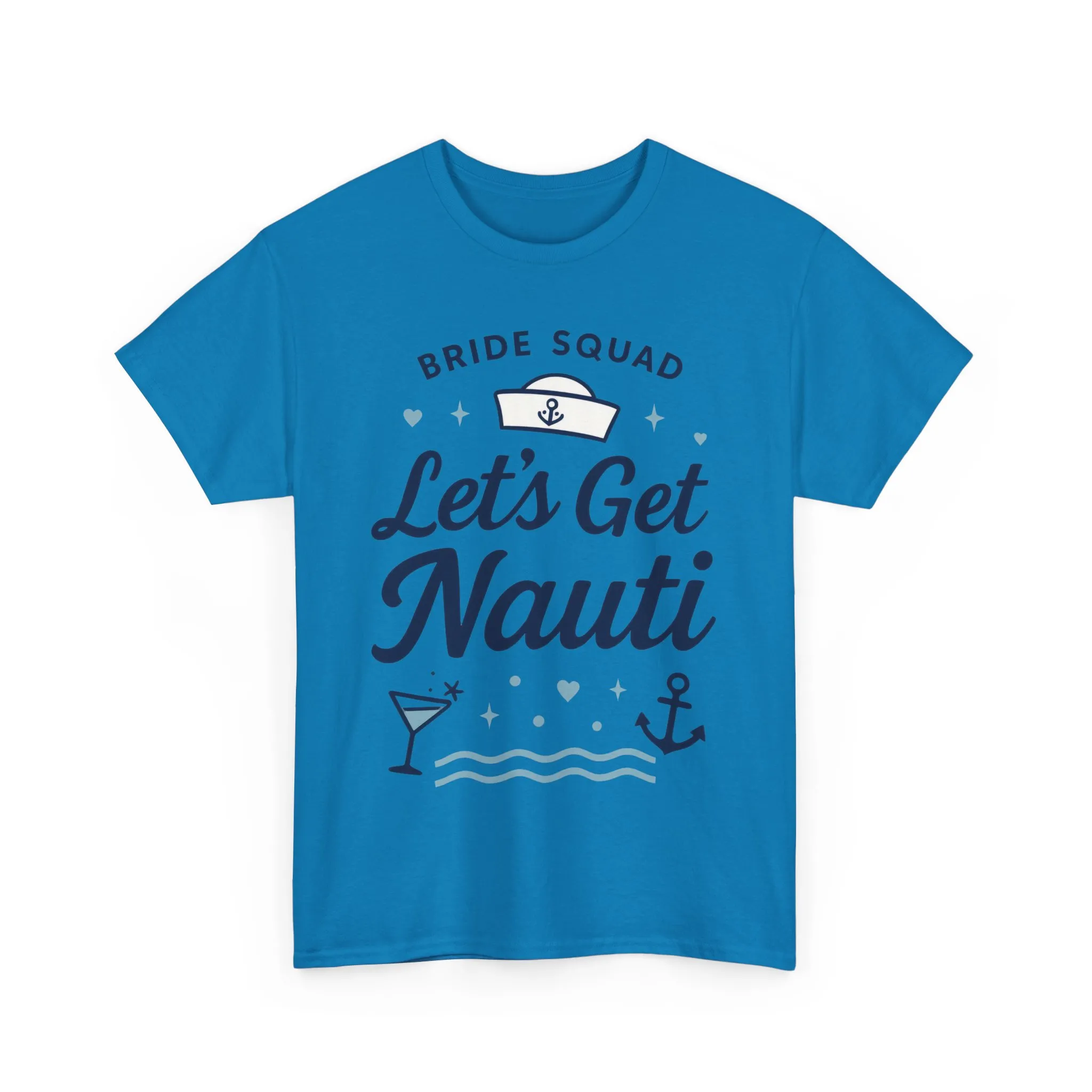 Lets Get Nauti Shirt, Nautical Bachelorette Party Tee, Bride Squad Gift, Bridesmaid Hen Party Top, Fun Nautical Wedding Shirt - Image 16