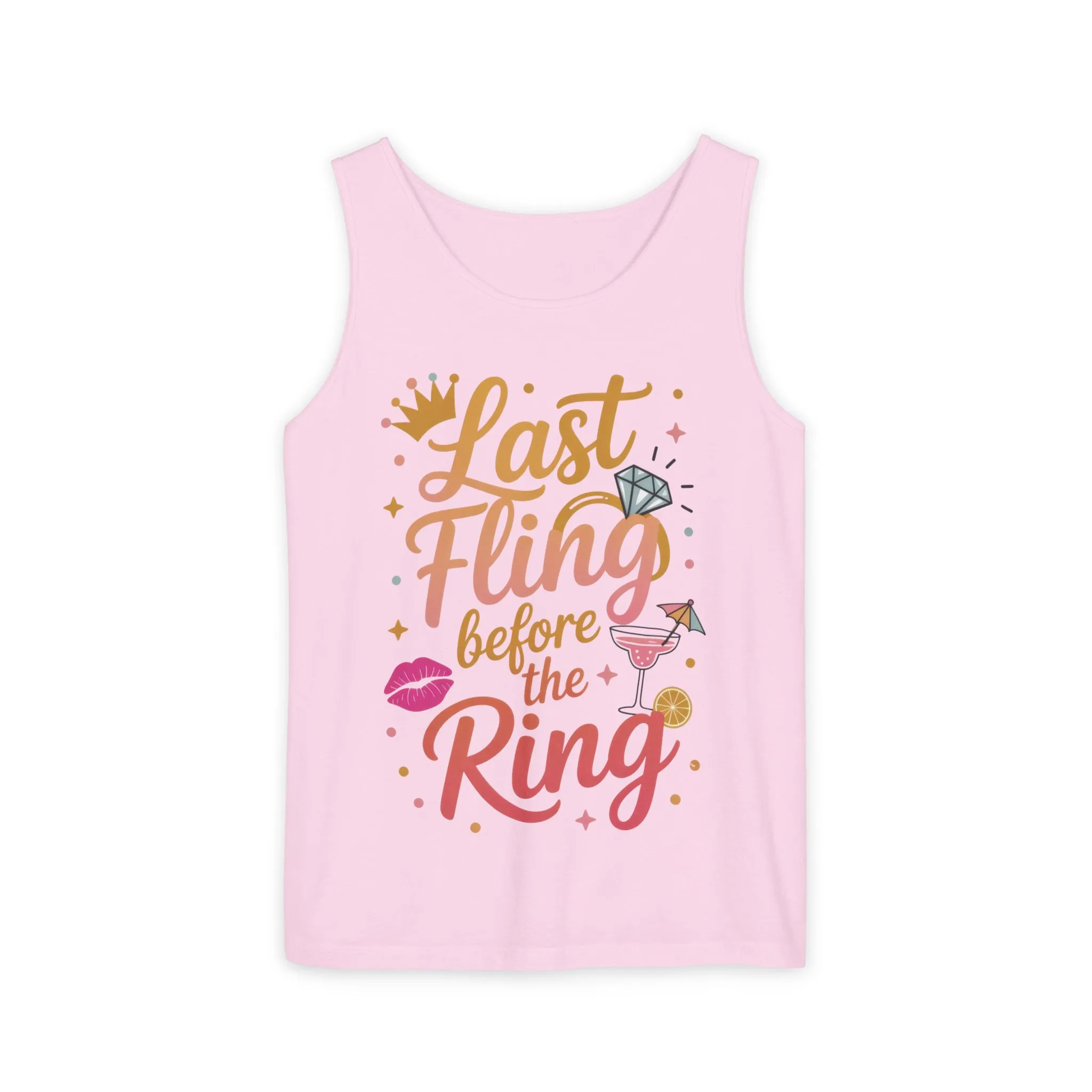 Last Fling Before the Ring T-Shirt, Bachelorette Party Tee, Bridesmaid Wedding Tee, Hen Party Shirts, Bridal Shower, Bridesmaids Gift - Image 17