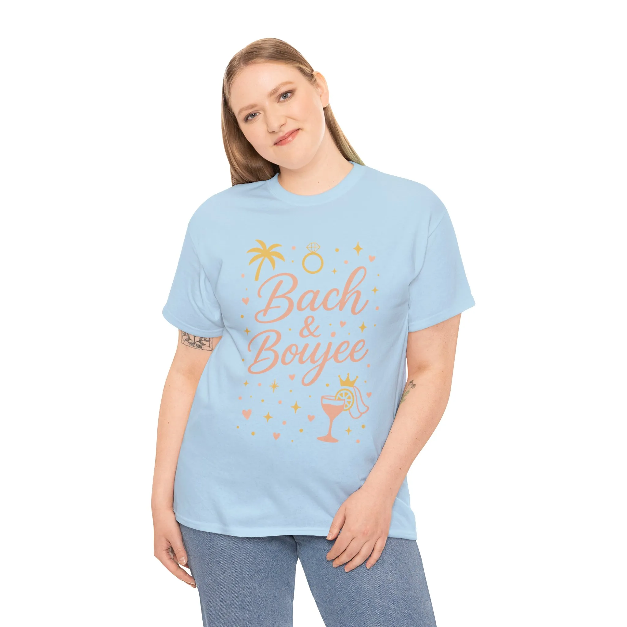 Bach & Boujee Bridal Party Shirt, Bachelorette Party Tee, Bridesmaid Wedding Tee, Hen Party Top, Bridal Shower, Bridesmaids Gift - Image 15