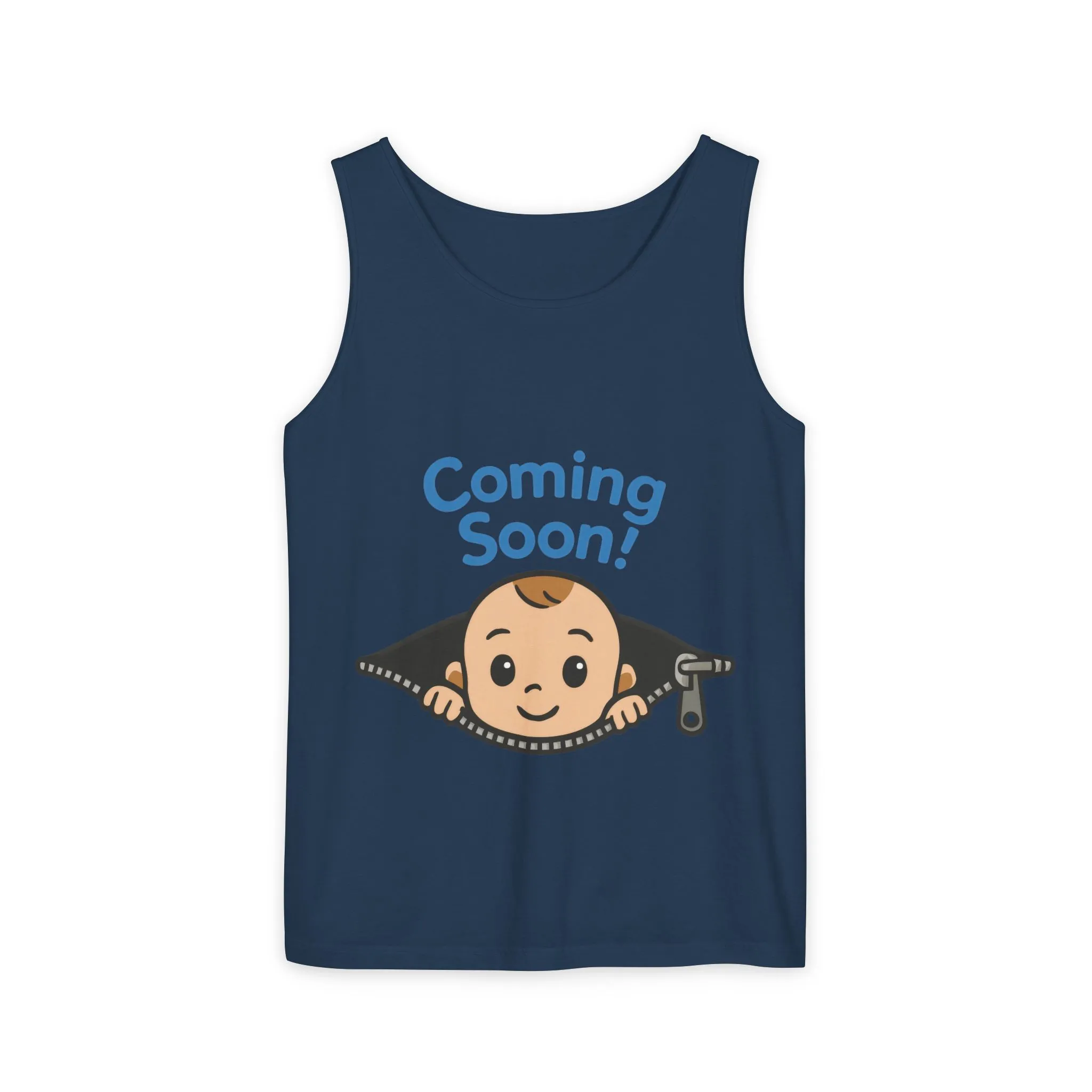 Coming Soon Maternity Tank Top, Cute Baby Boy Pregnancy Announcement Tee, Funny Expecting Mom Gift, Gender Reveal Tee, Baby Shower Top - Image 17