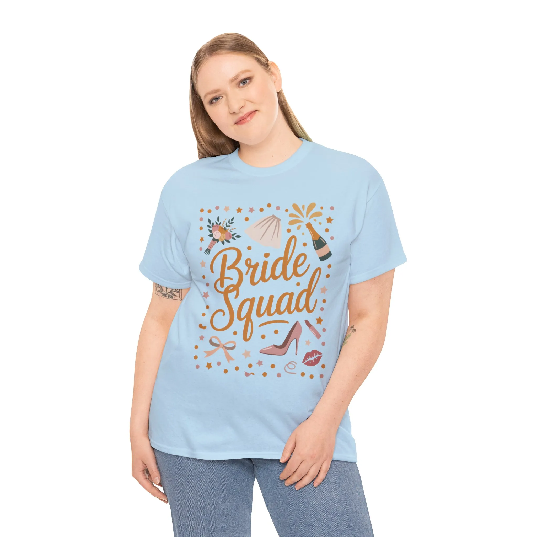 Bride Squad Shirt, Bachelorette Party T-Shirt, Bridesmaid Wedding Tee, Hen Party Matching Shirts, Bridal Shower, Gift for Bridesmaids - Image 18