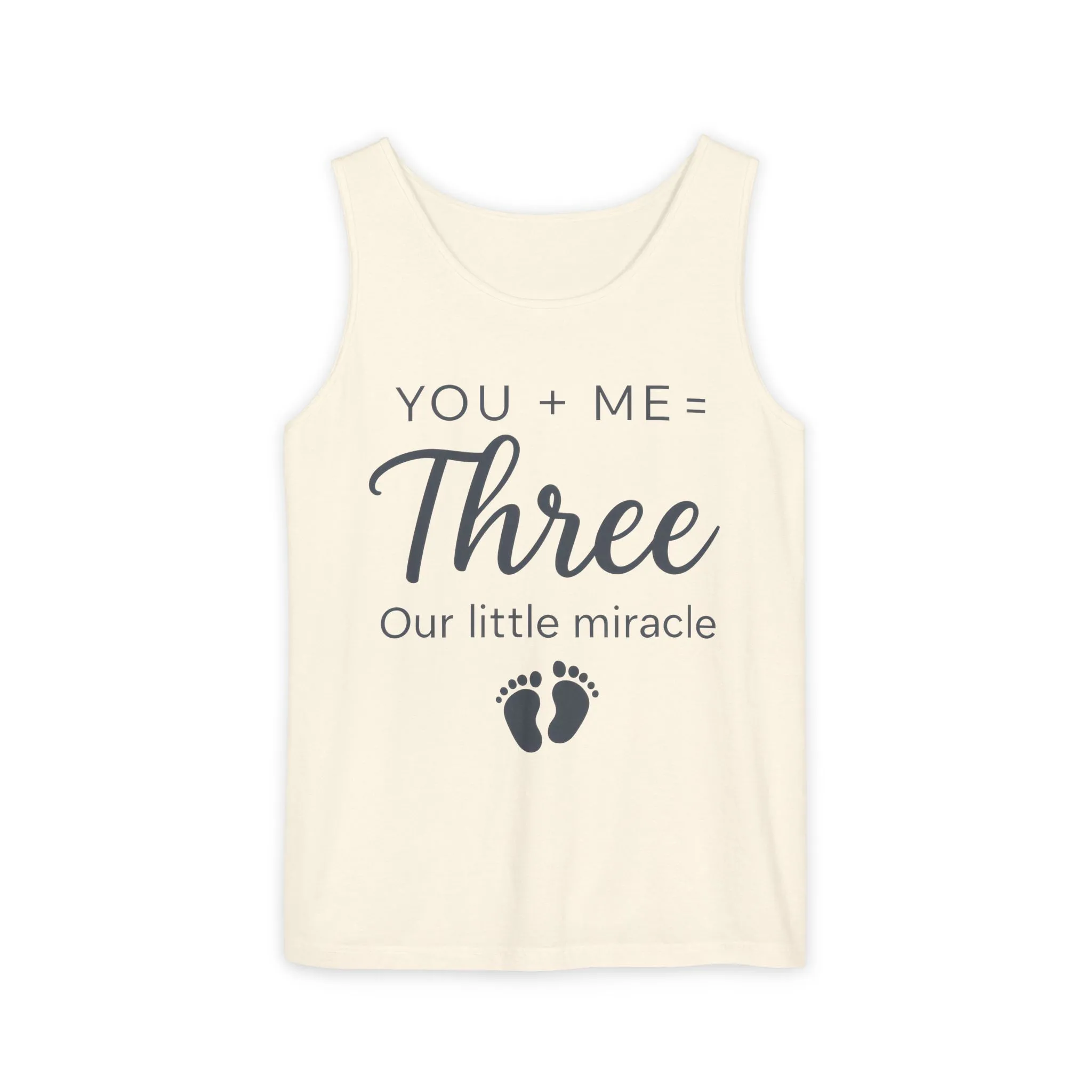 Maternity Tank Top, Cute Pregnancy Announcement Tank, Our Little Miracle Expecting Mom Gift, Baby Reveal Tee, Baby Showers Gift - Image 5