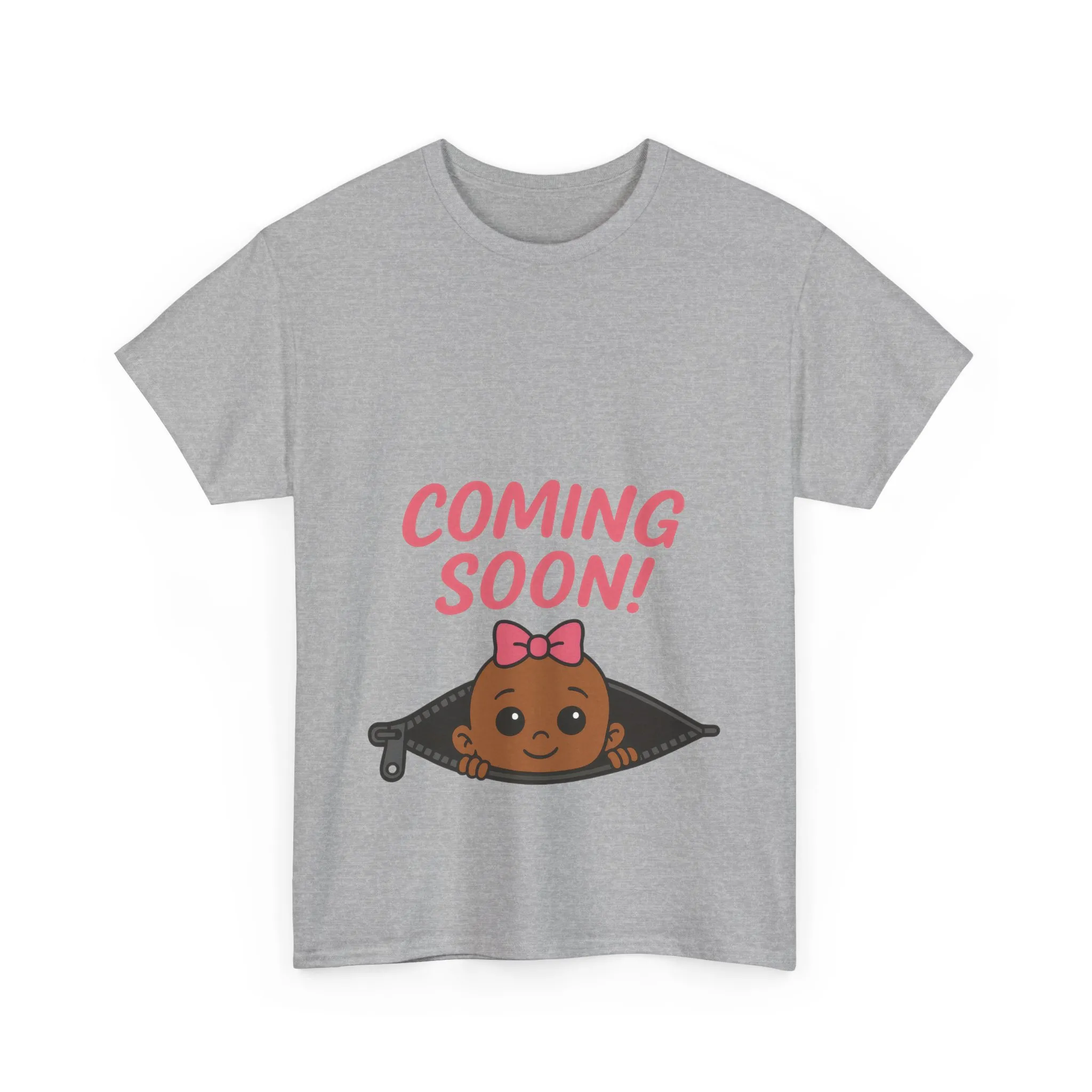 Coming Soon Maternity Tee, Cute Baby Girl Pregnancy Announcement Tee, Funny Expecting Mom Gift, Gender Reveal Tee, Baby Shower Top - Image 28