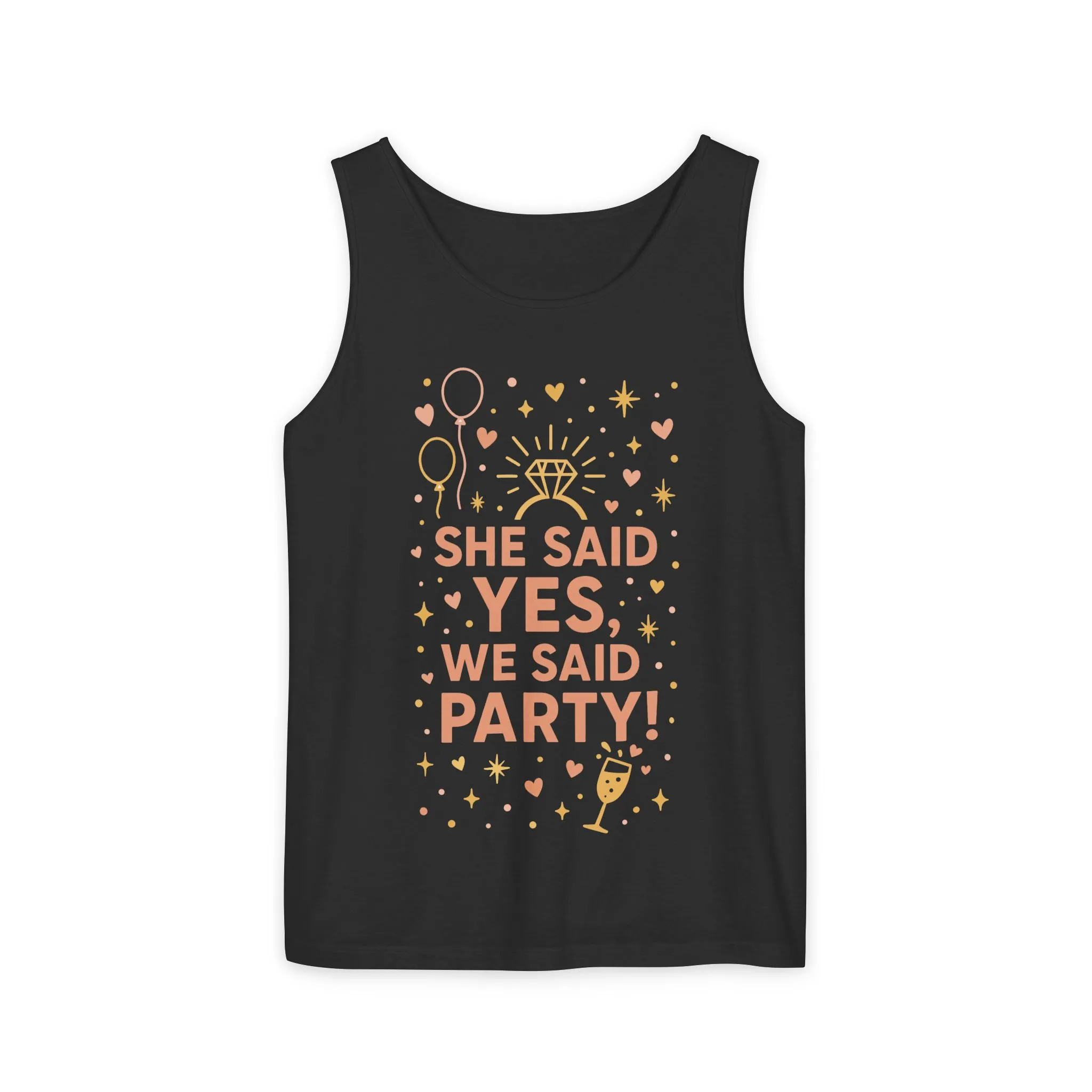 Bridal Party Tank Top, Bachelorette Party Tee, Bridesmaid Wedding Tee, Hen Party Tank, Bridal Shower, Bridesmaids Gift - Image 15