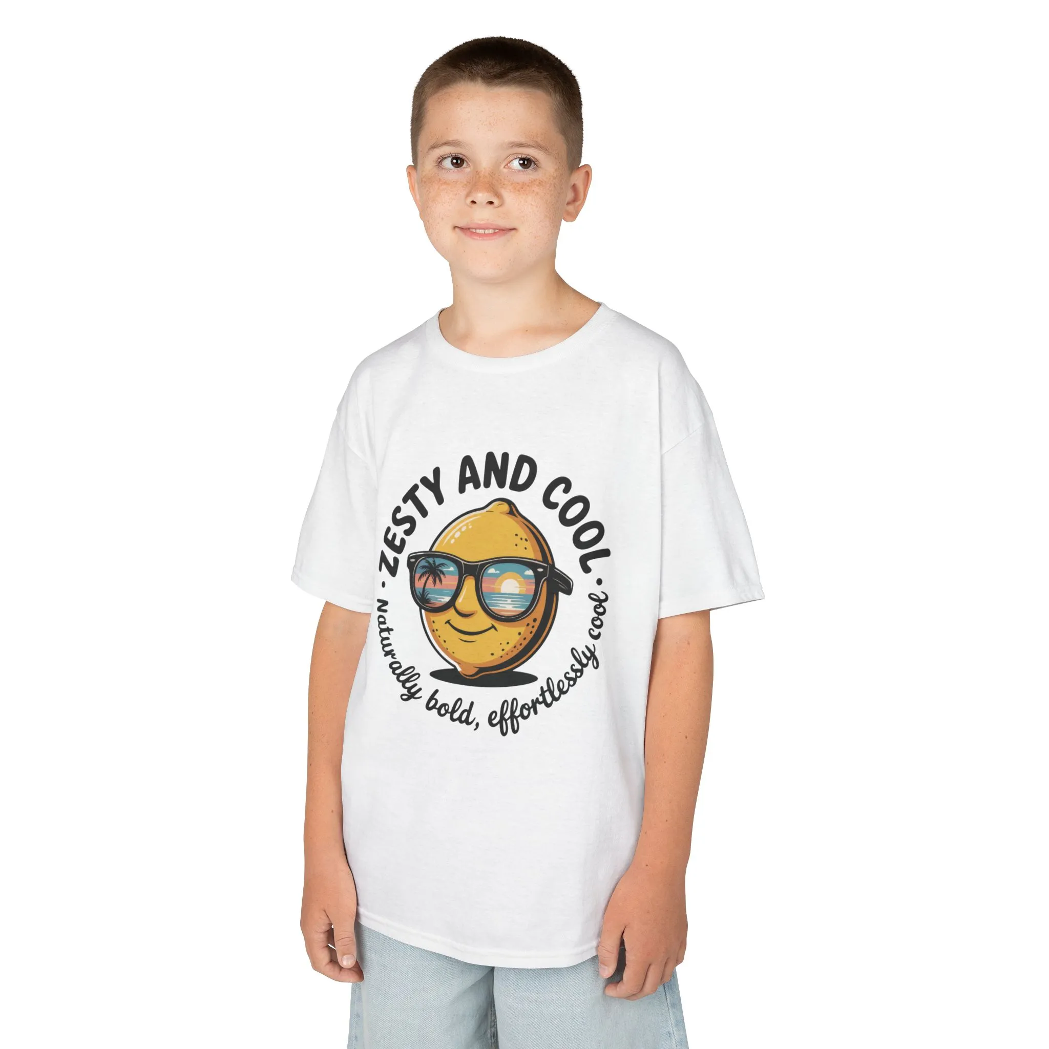 Zesty and Cool Kids Tee, Fun Summer Shirt, Birthday Gift for Kids, Playful Graphic Tee, Cool Kids Apparel, Fruit Tee for Boys and Girls - Image 6