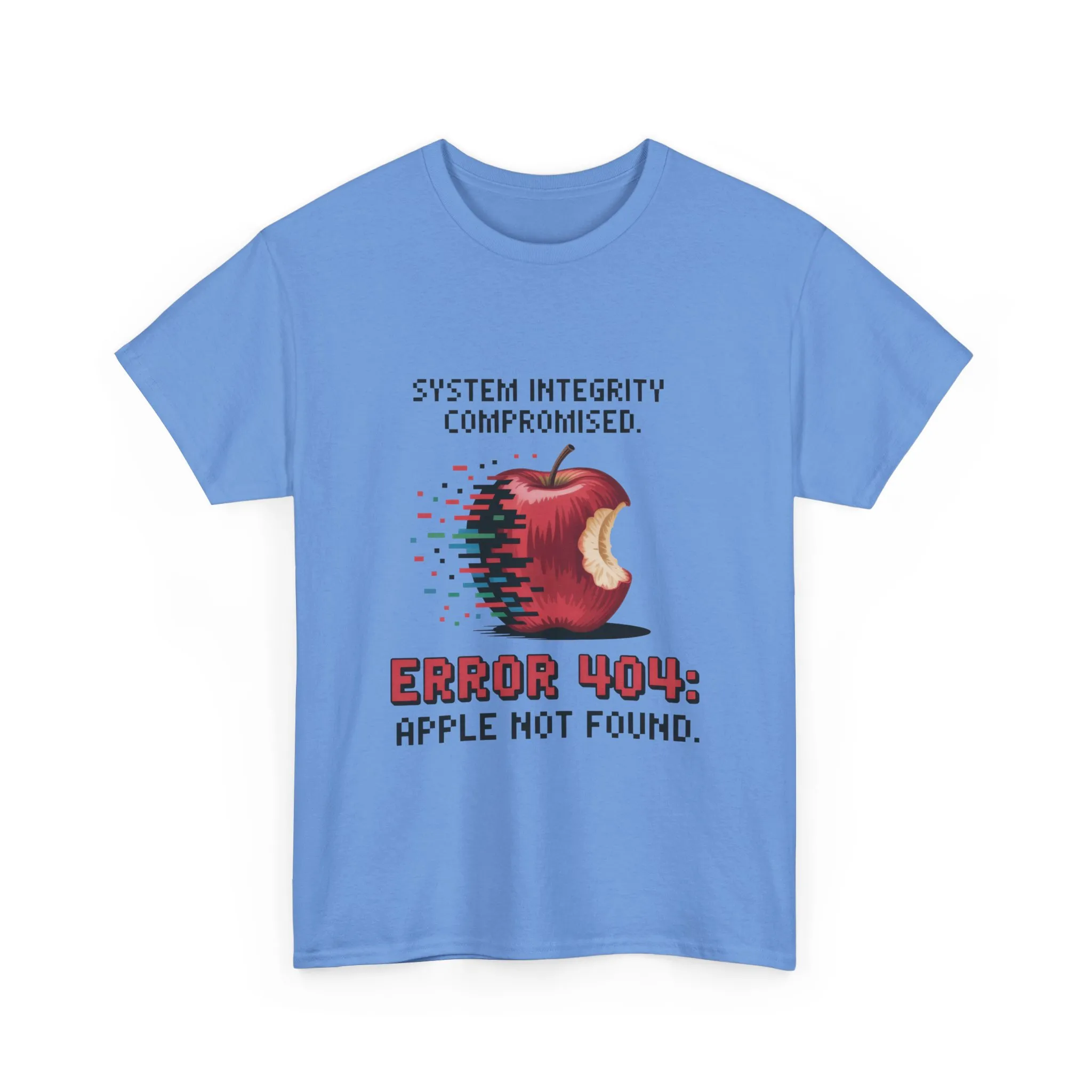 Error 404 Apple Not Found T-Shirt, Glitch Pixel Tech Tee, Funny Nerd Shirt, Unisex Retro Graphic Tee, Geeky T-Shirt, Techie Gift - Image 10