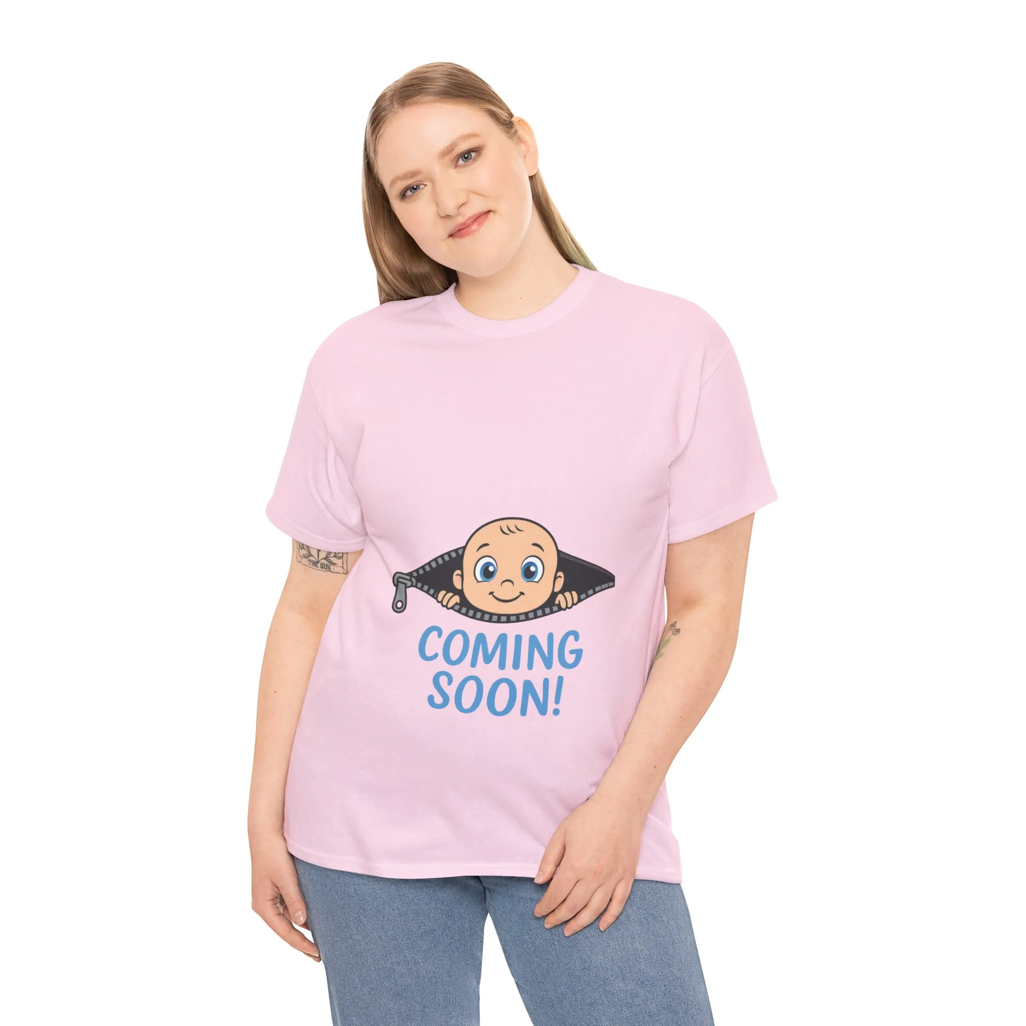 Coming Soon Maternity T-Shirt, Cute Baby Boy Pregnancy Announcement Shirt, Funny Expecting Mom Gift, Gender Reveal Tee, Baby Shower Top - Image 27