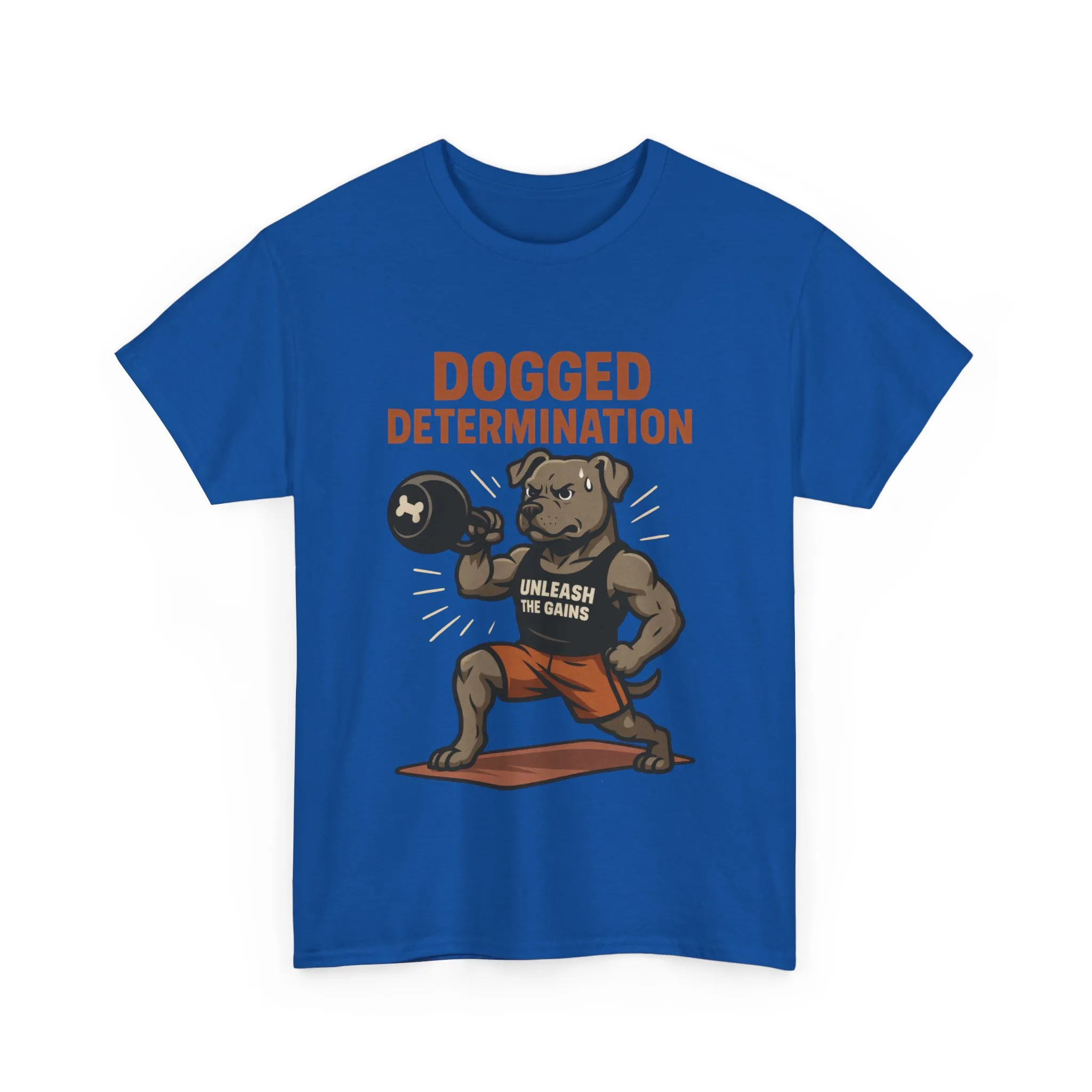 Funny Gym Dog T-Shirt for Men, Workout Bulldog Graphic Tee, Fitness Motivation Shirt, Dog Lover Gift, Dogged Determination Gym Tee - Image 25