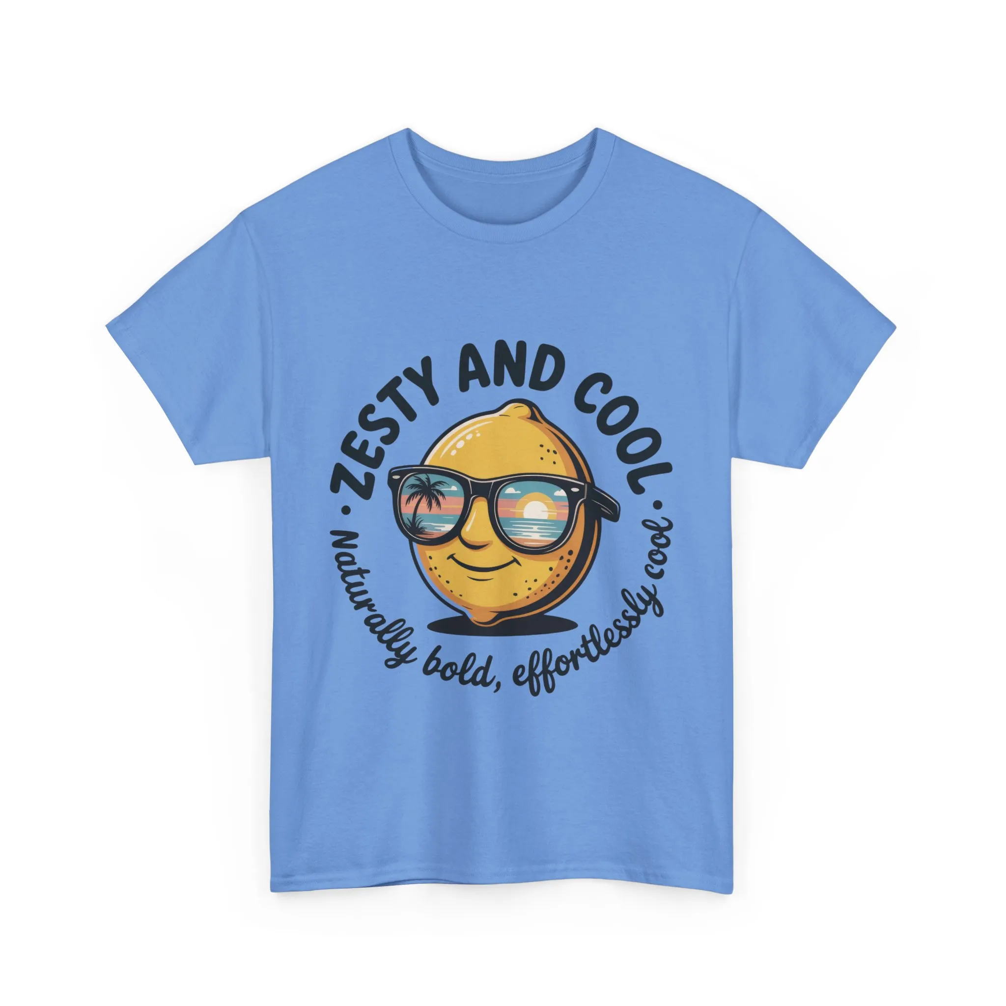 Zesty Lemon Tee, Womens Heavy Cotton T-Shirt, Funny Graphic Tee, Summer Apparel, Gift for Lemon Lovers, Casual Style, Funny Summer Tee - Image 13