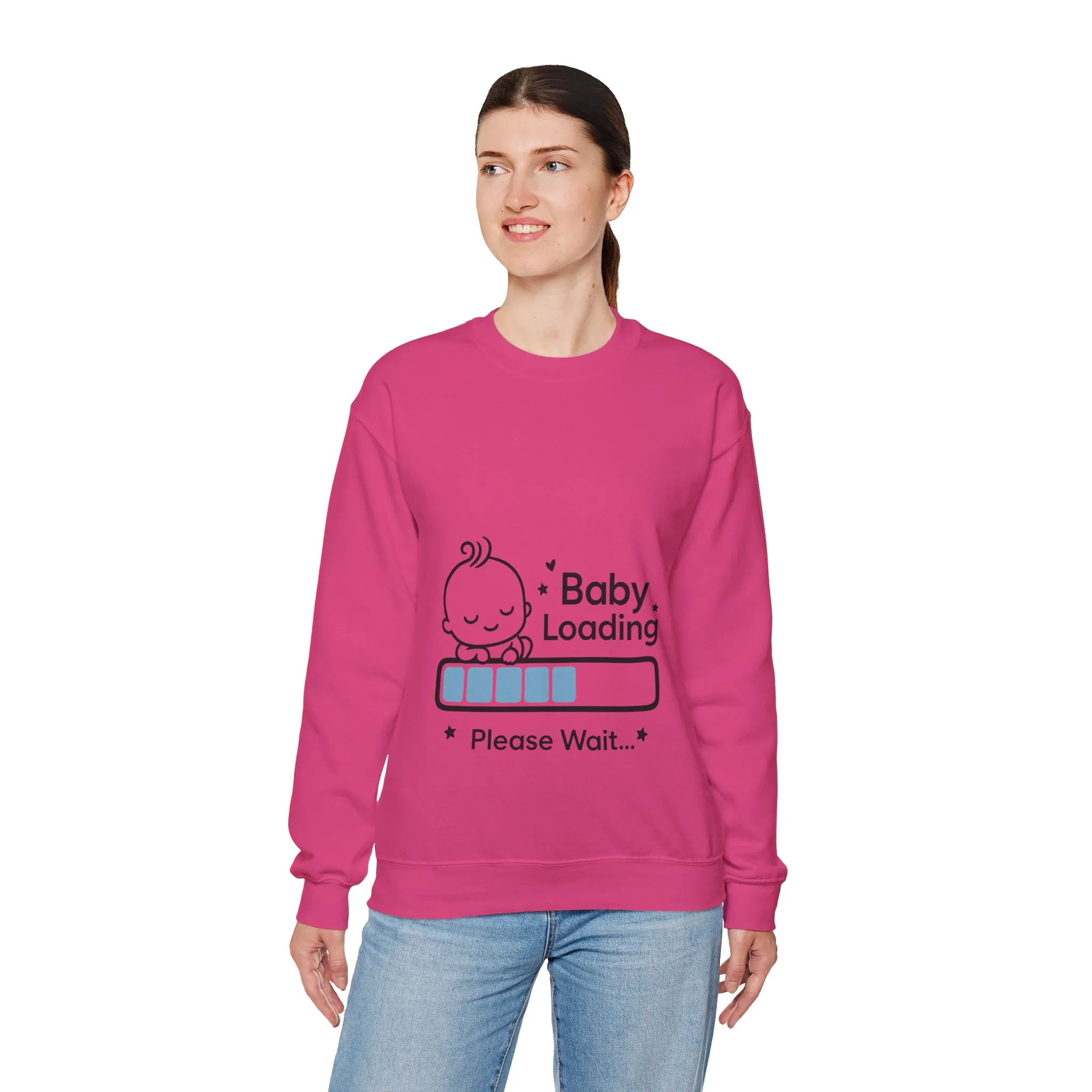 Baby Loading Maternity Sweatshirt, Pregnancy Announcement Shirt, Mom To Be Gift, Expecting Baby Gift, Pregnancy Reveal Top, Baby Shower Gift - Image 30